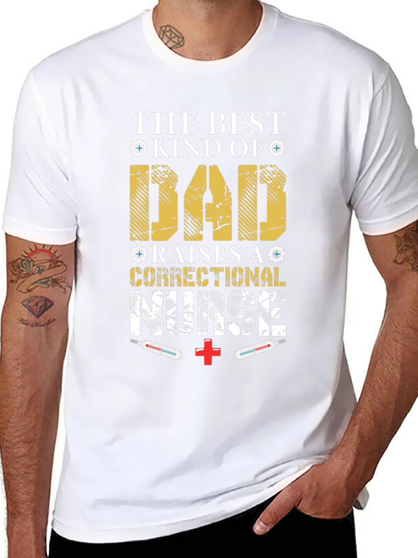 Correctional Nurse Dad Graphic Tee