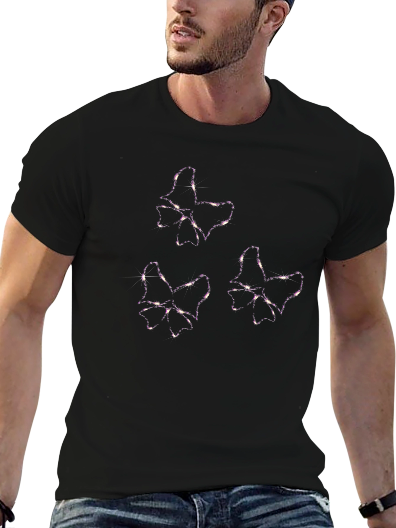 Butterfly Spark T-Shirt - Modern Graphic Tee