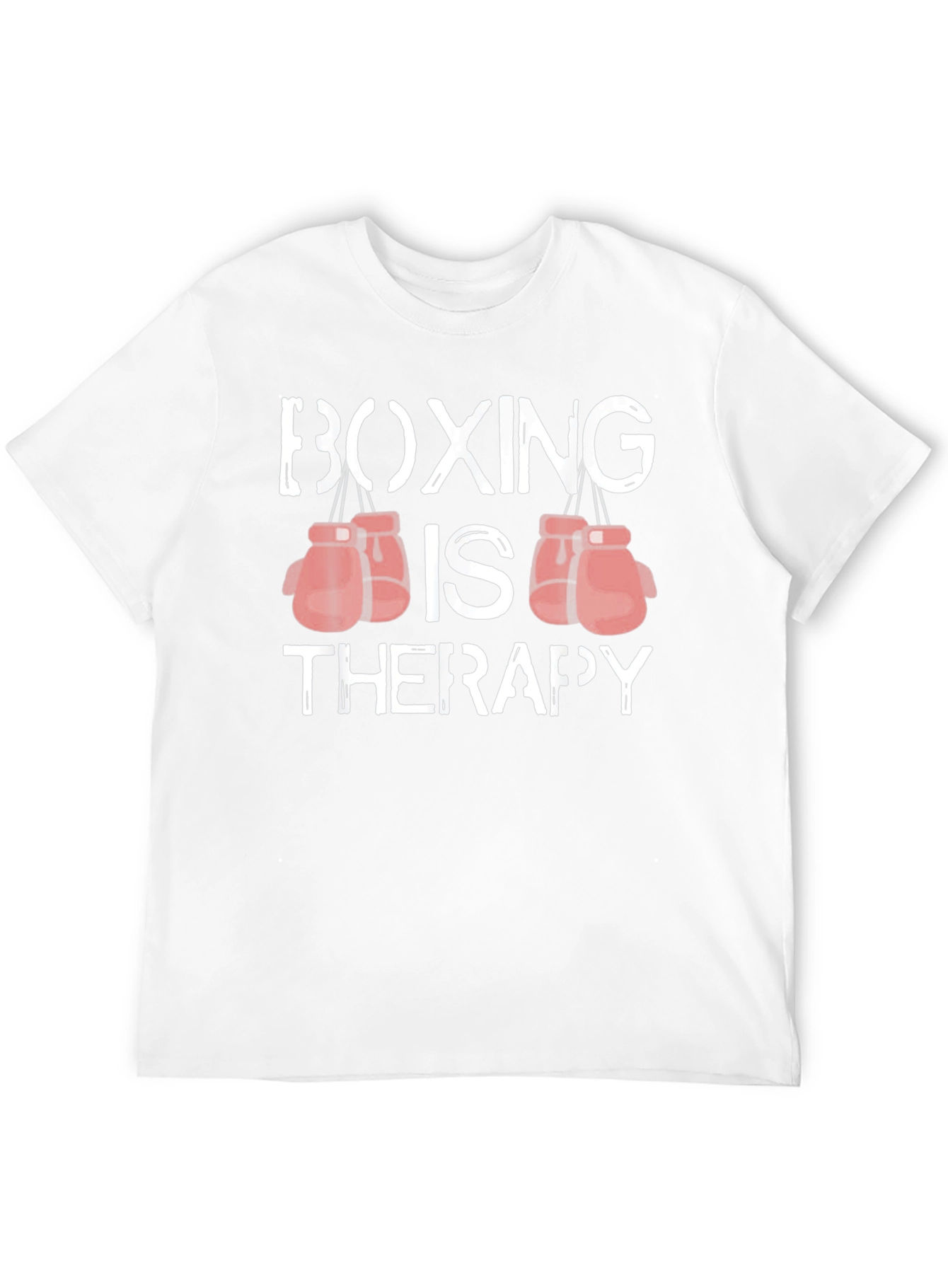Boxing is Therapy T-Shirt - Gym Motivation Apparel