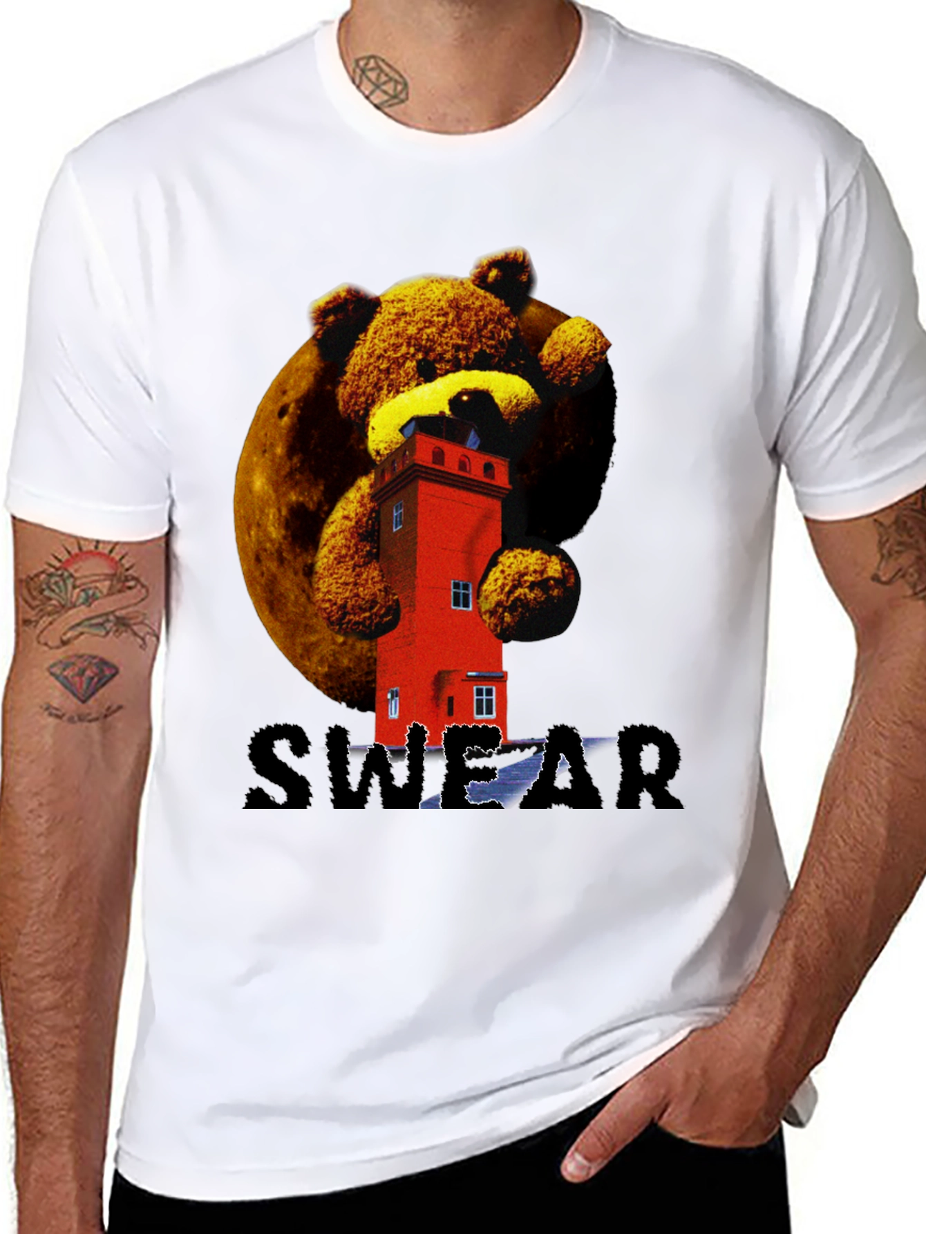 Teddy Bear Tower T-Shirt - SWEAR Apparel