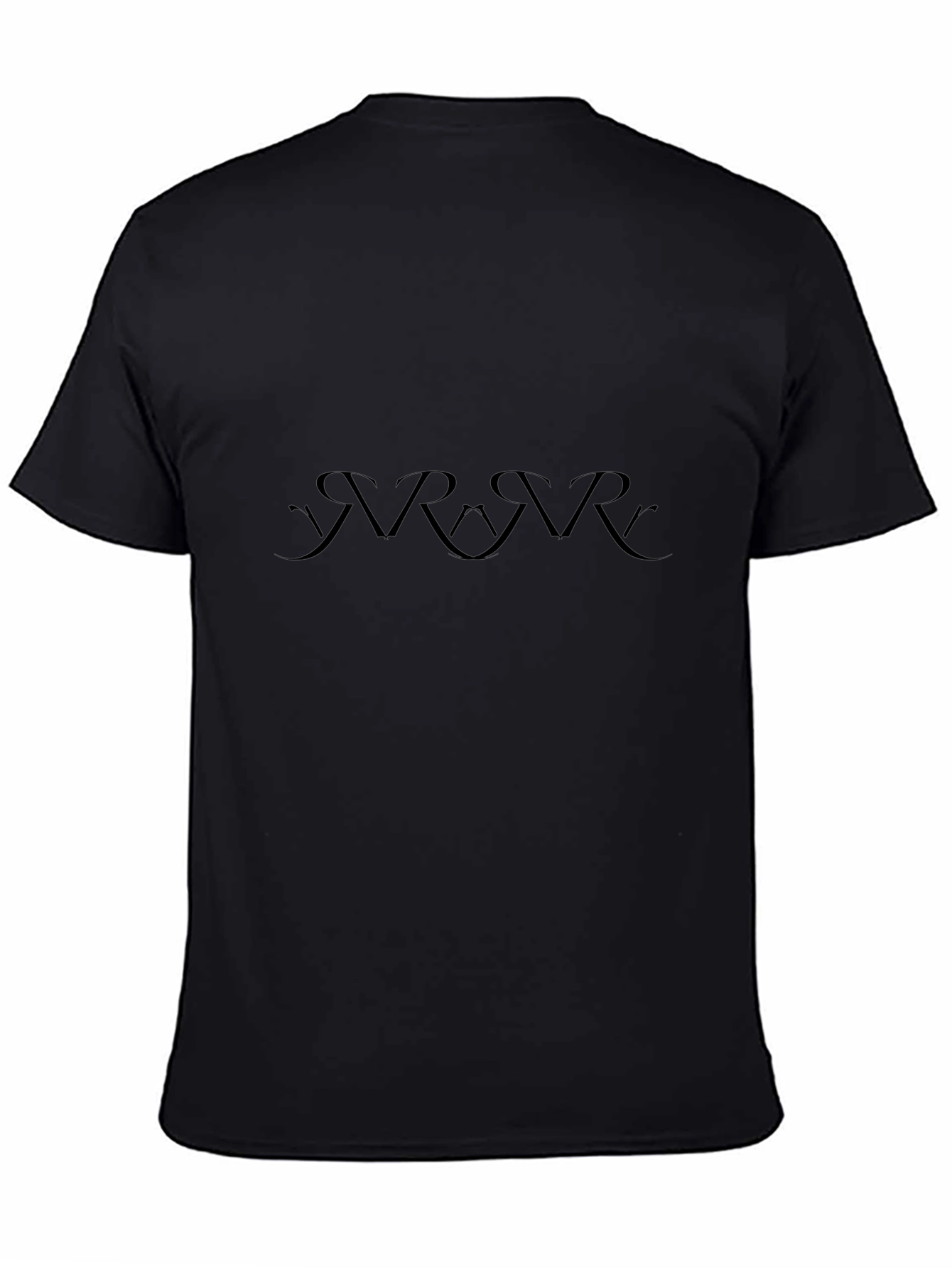 Mens Black Graphic Tee - NRNR