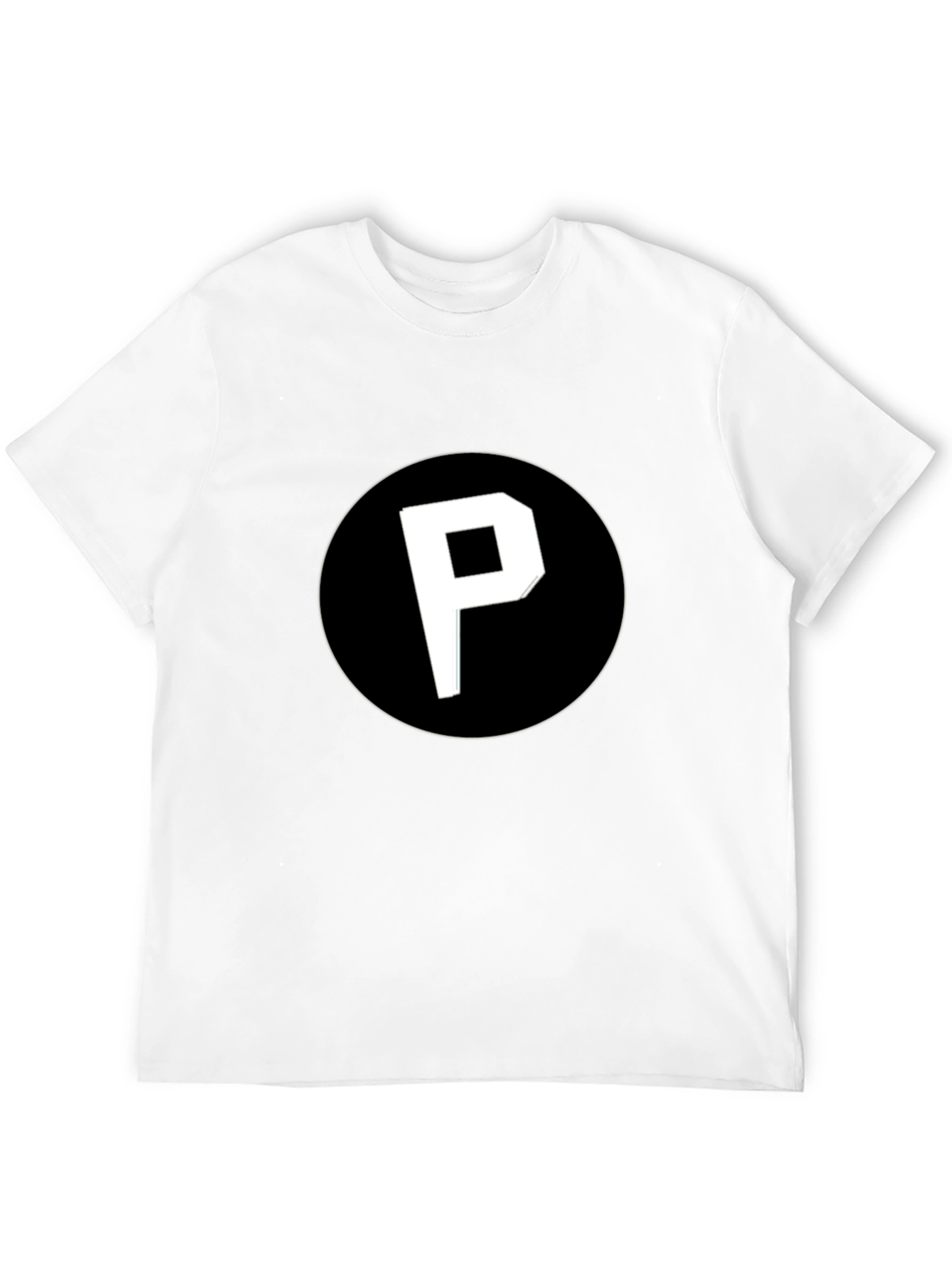 Black T-Shirt with P Logo