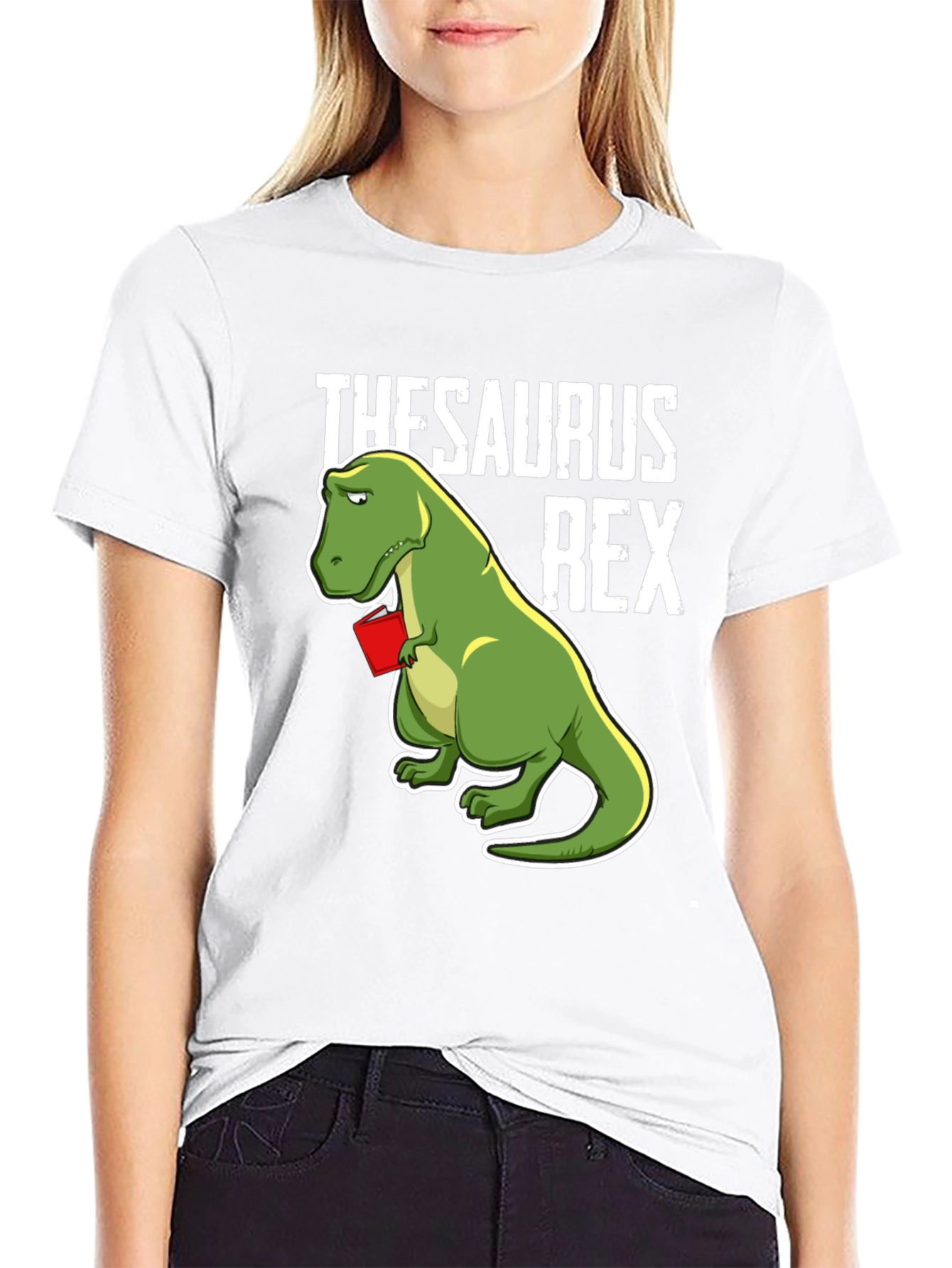 Thesaurus Rex T-Shirt Funny Dinosaur Tee