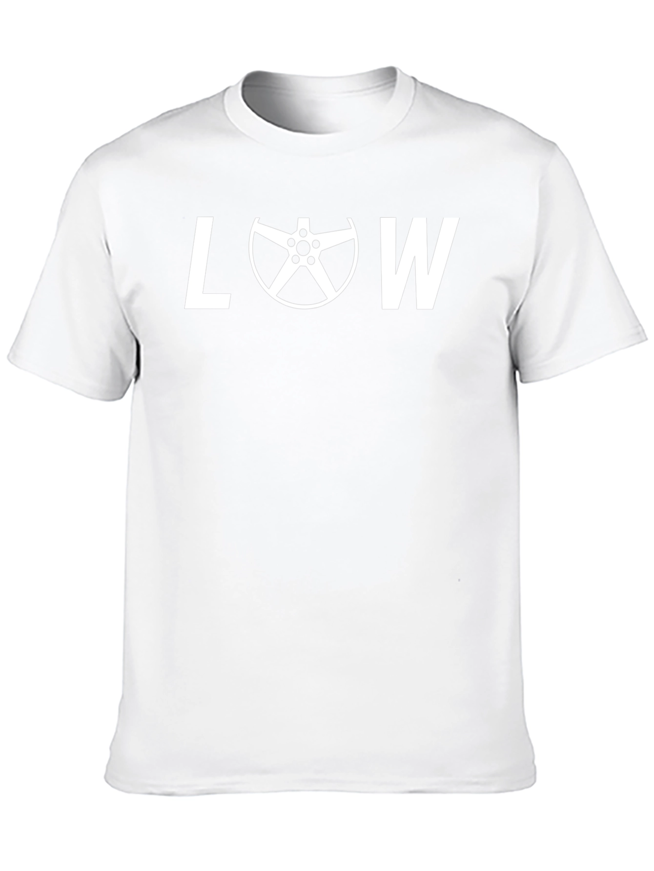 Low Car Wheel Graphic T-Shirt