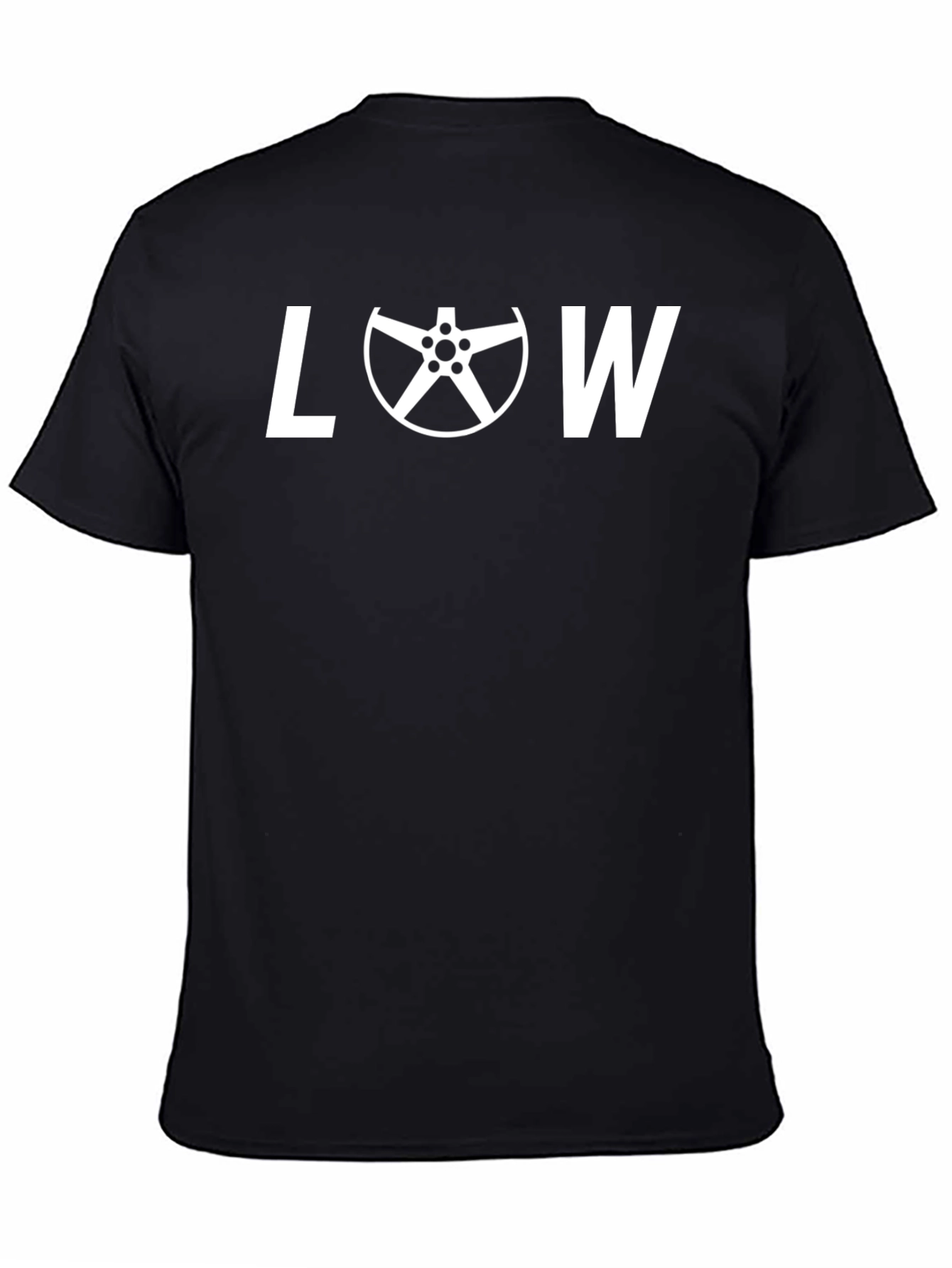 Low Car Wheel Graphic T-Shirt