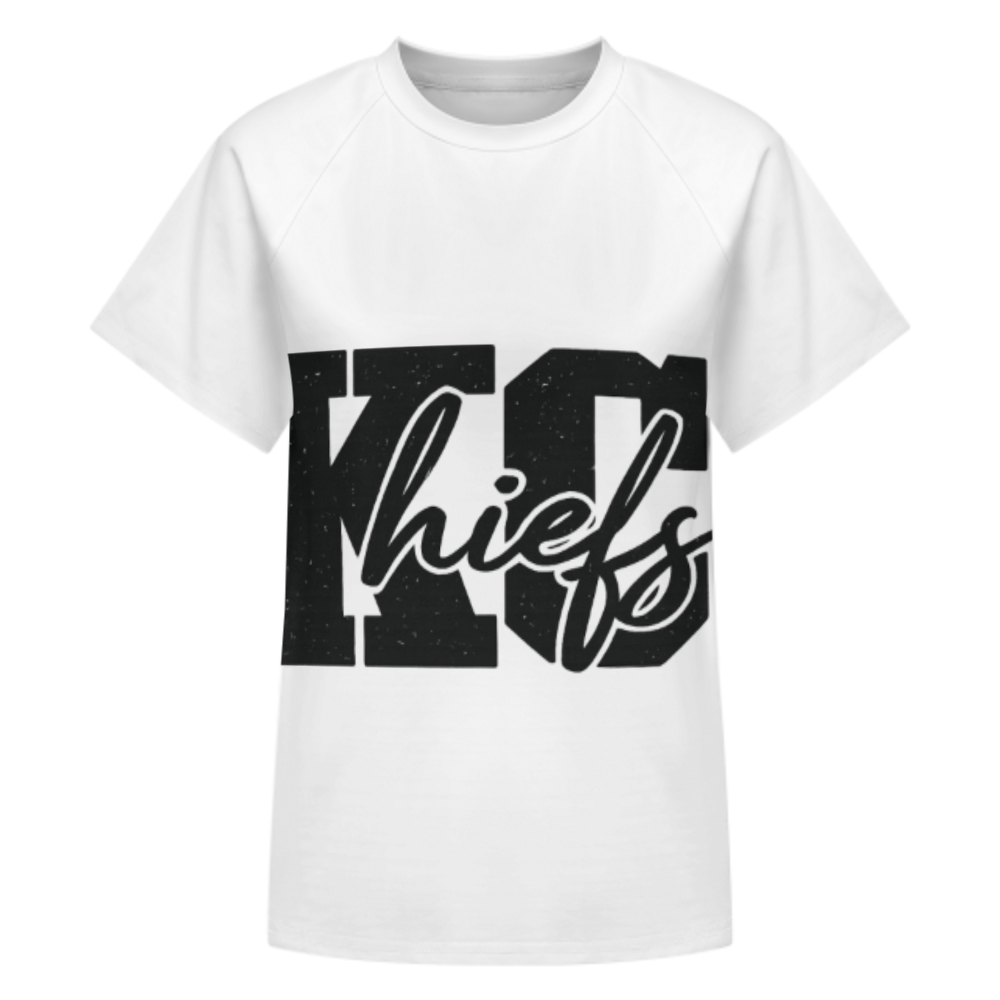 KC Chiefs Vintage Style Graphic Tee – Bold Football Fan Streetwear Shirt for Game Day(z308)