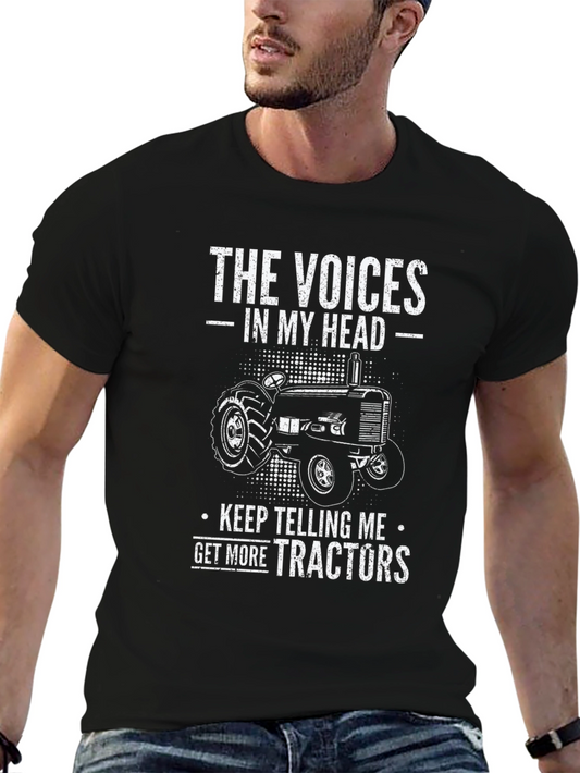 The Voices In My Head Tractor Graphic Tee