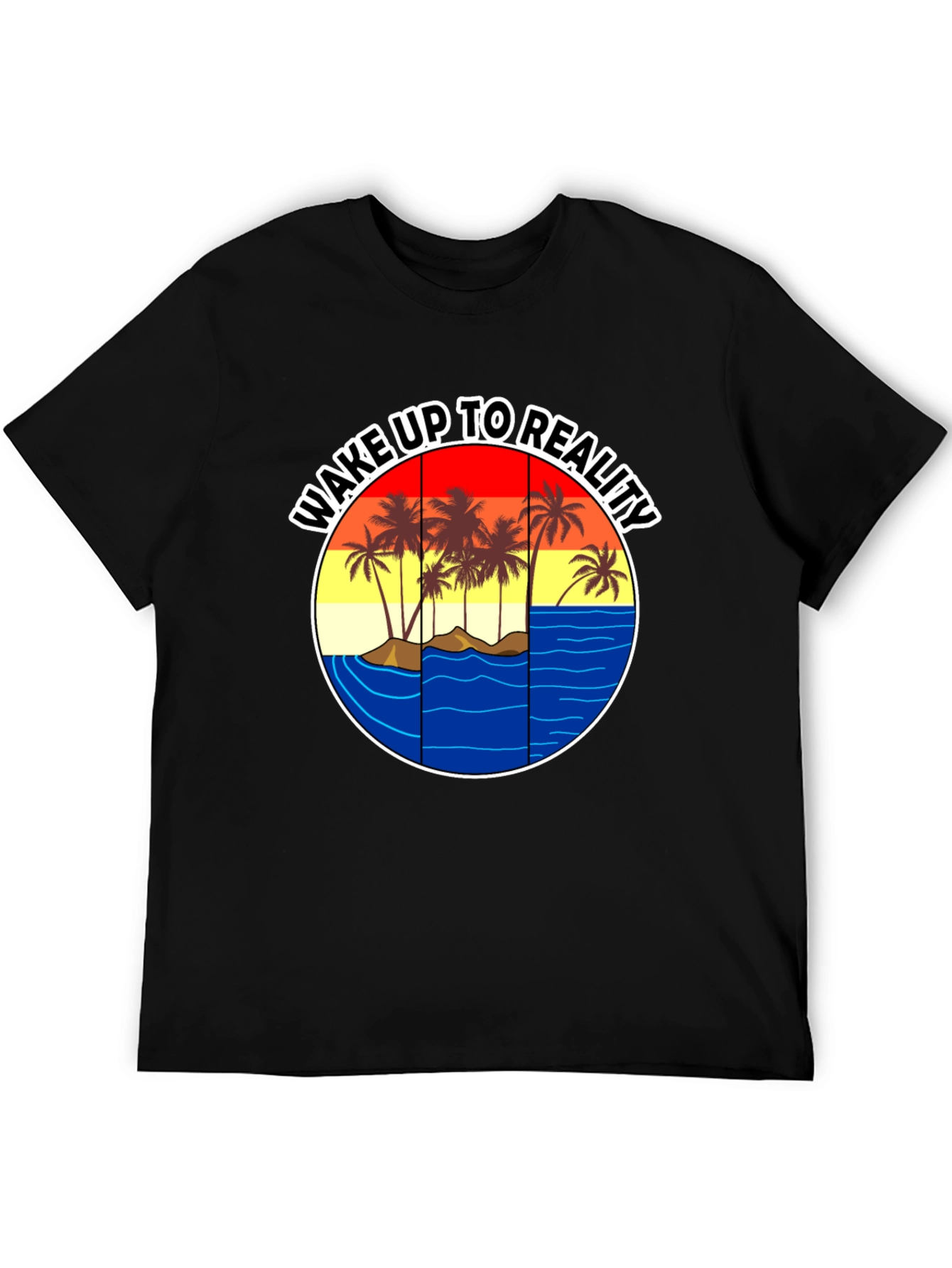 Wake Up To Reality T-Shirt - Tropical Graphic Tee