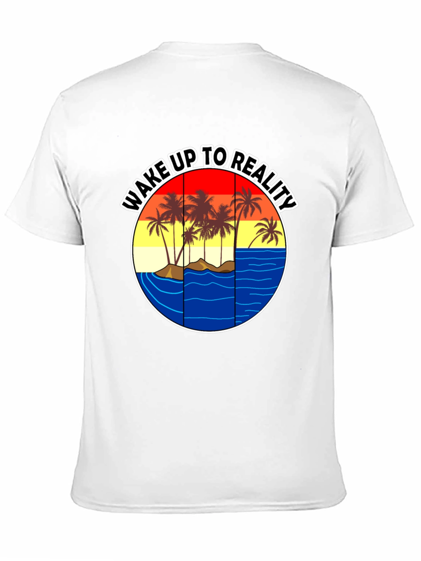 Wake Up To Reality T-Shirt - Tropical Graphic Tee