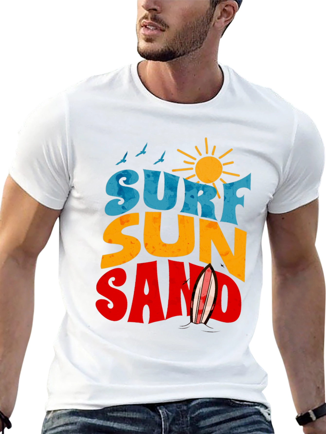 Surf Sun Sand Graphic Tee