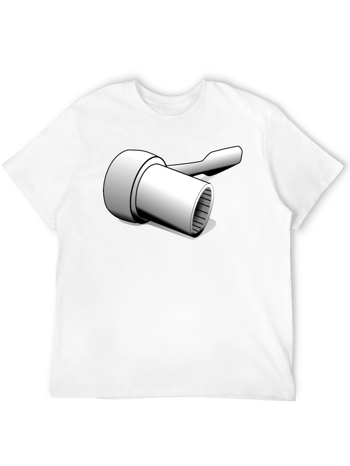 Novelty Wrench Graphic T-Shirt - Black