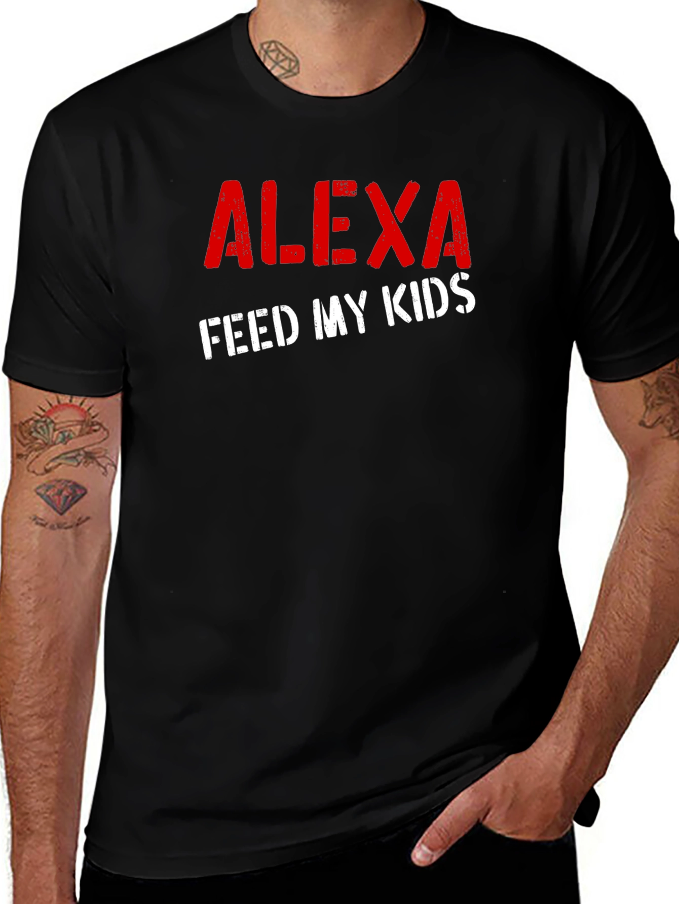 Alexa Feed My Kids Graphic Tee