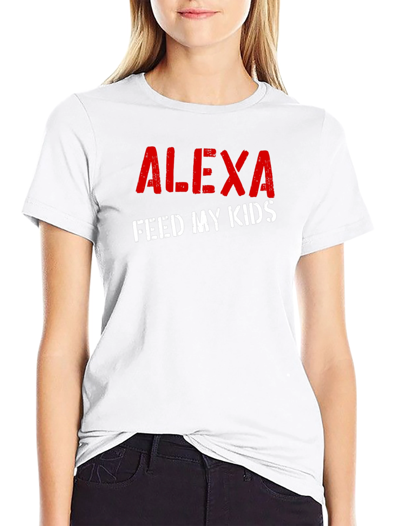 Alexa Feed My Kids Graphic Tee