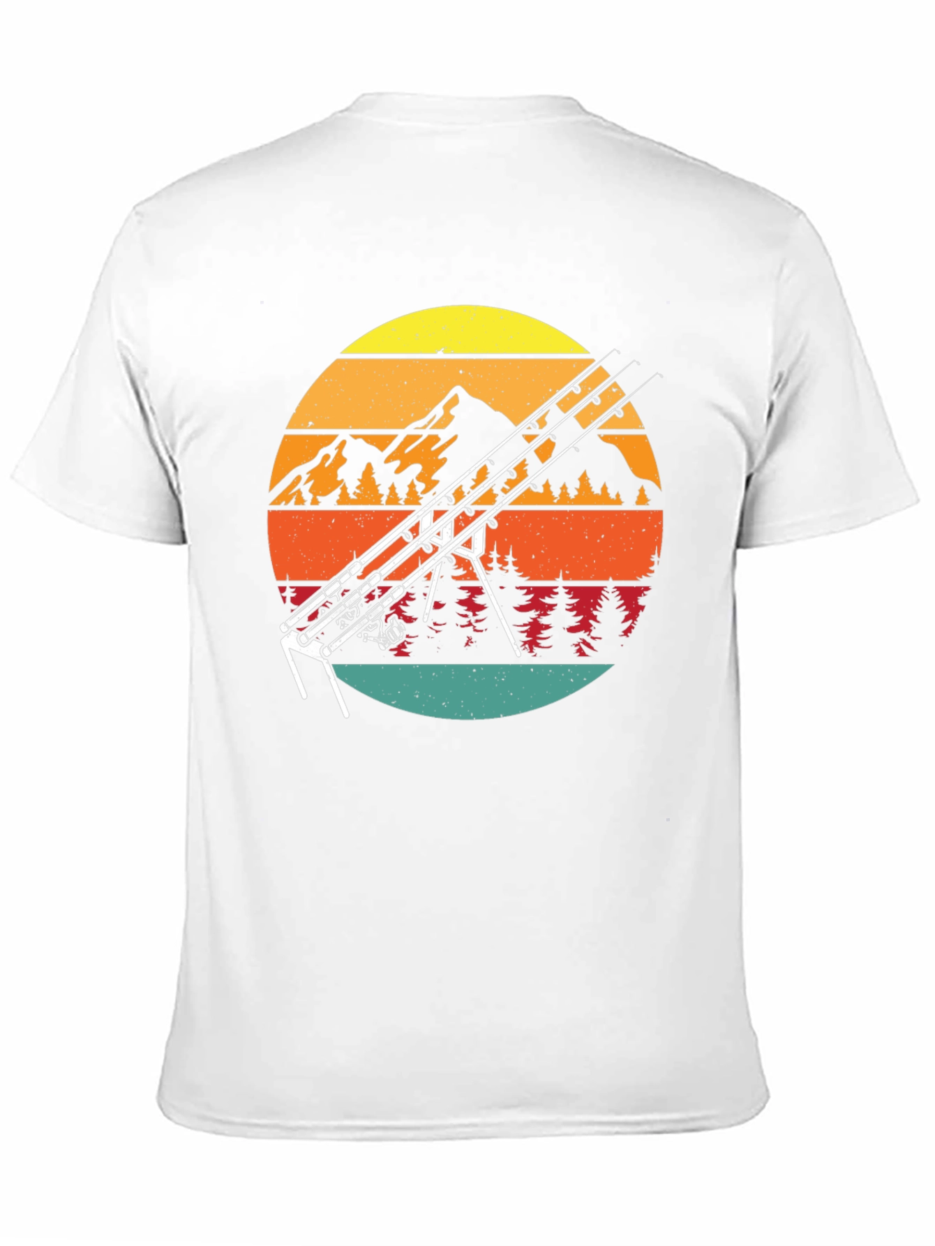 Fishing Sunset Graphic Tee - Outdoor Adventure Shirt