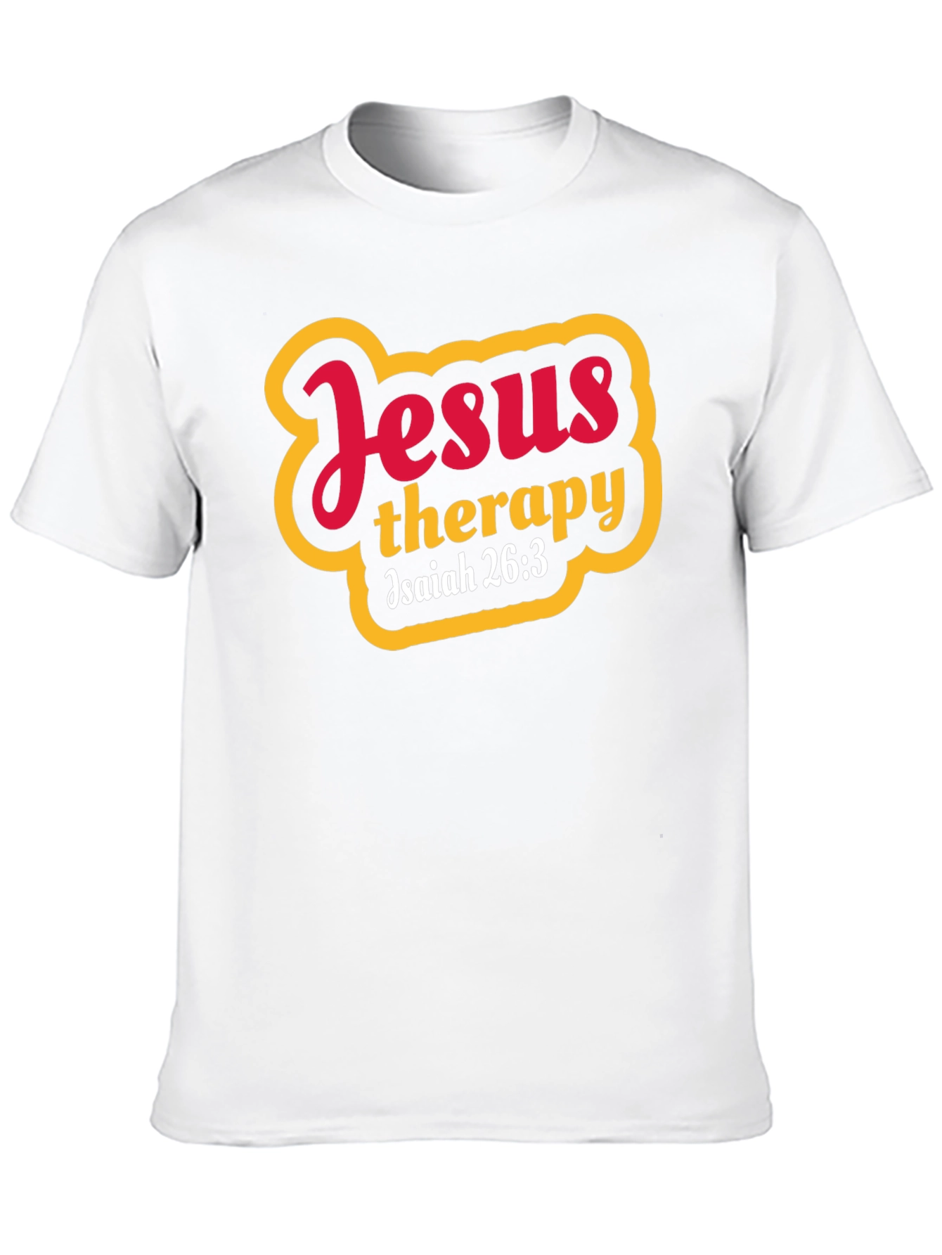 Jesus Therapy Isaiah 26:3 Graphic T-Shirt
