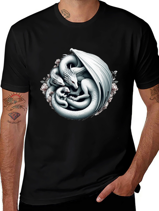 Dragon Family Black T-Shirt