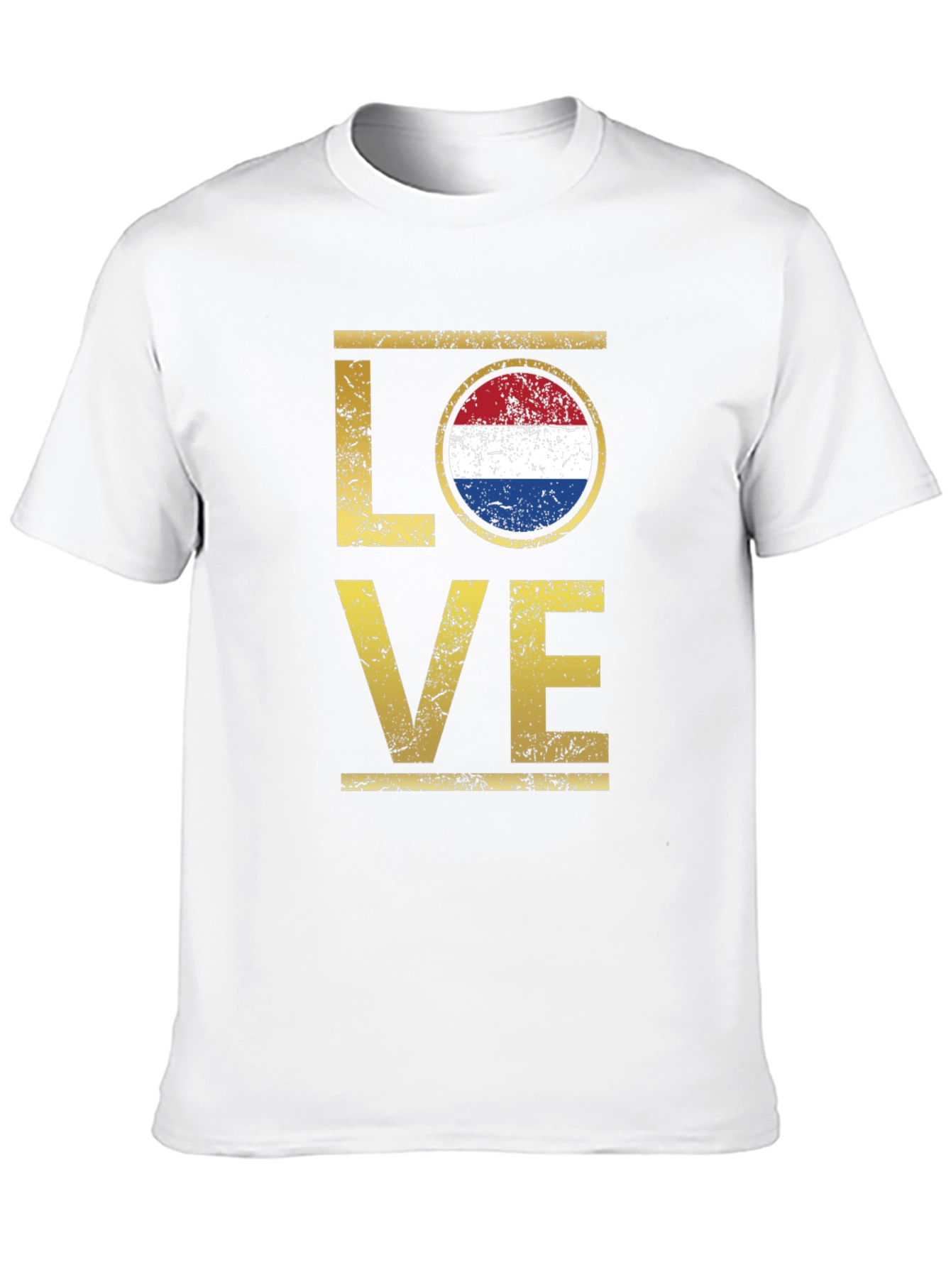 Netherlands Flag LOVE T-Shirt