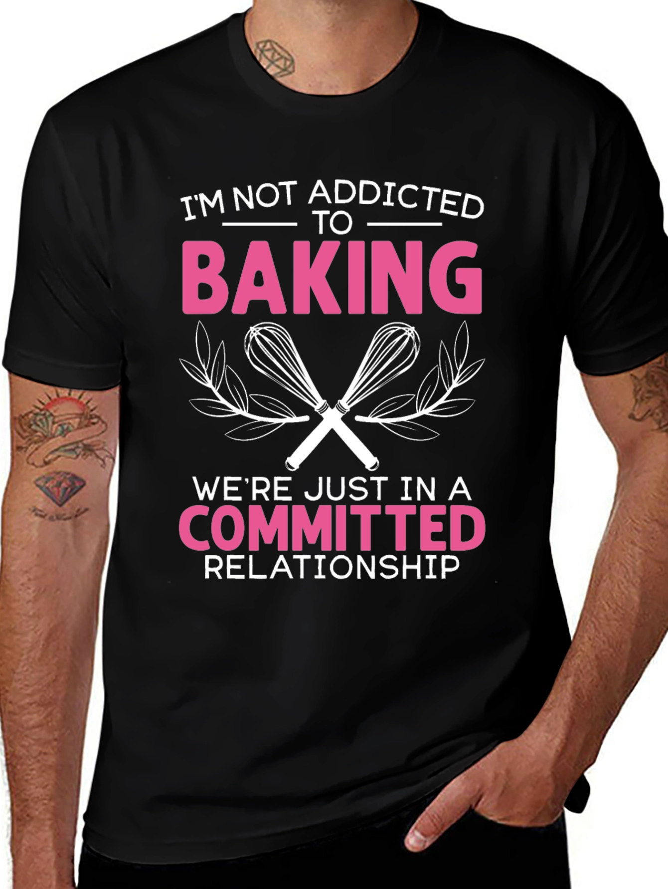 Baking Lover T-Shirt - Committed Relationship Funny Tee