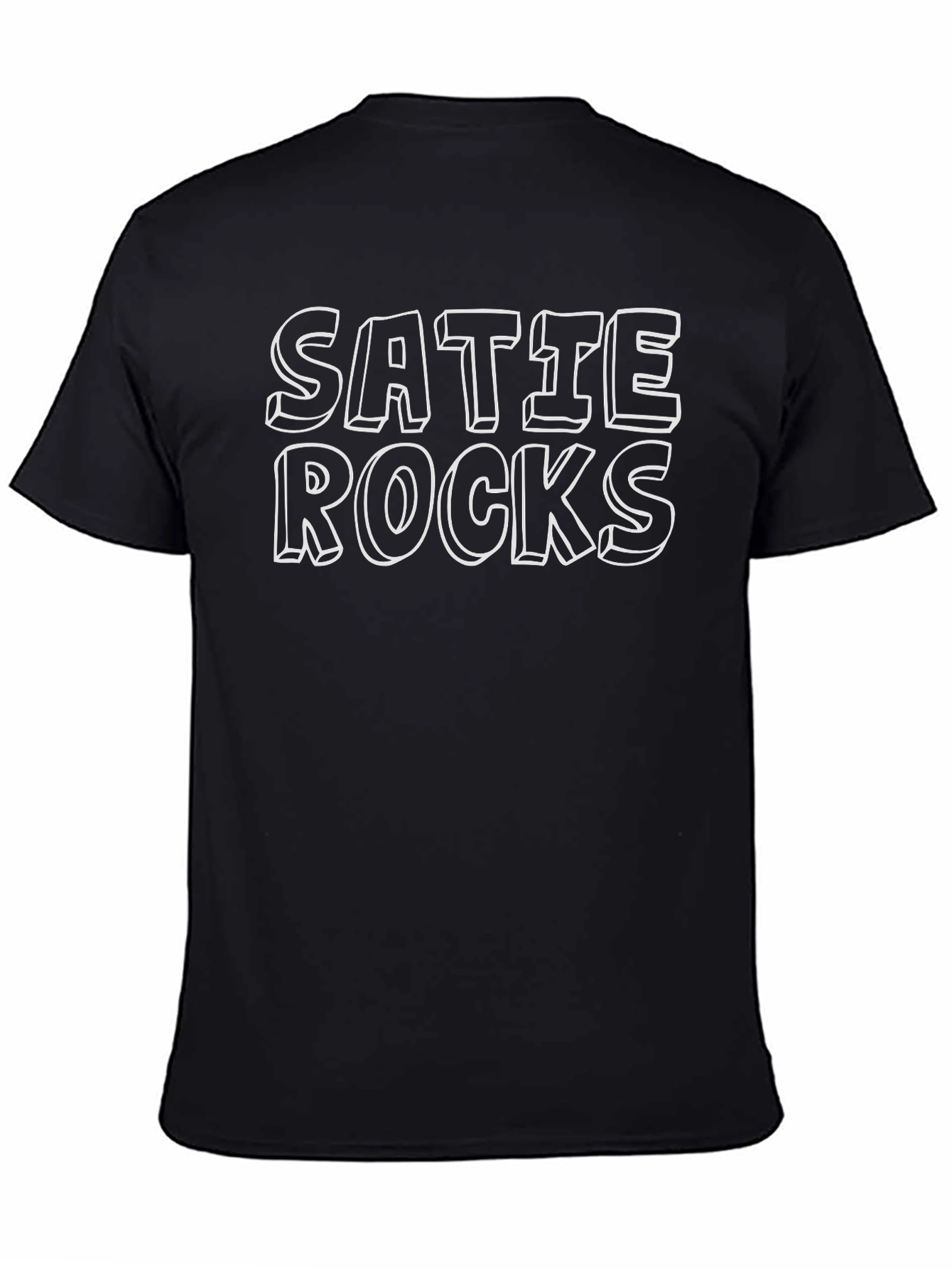 Satie Rocks T-Shirt - Classic Black Tee