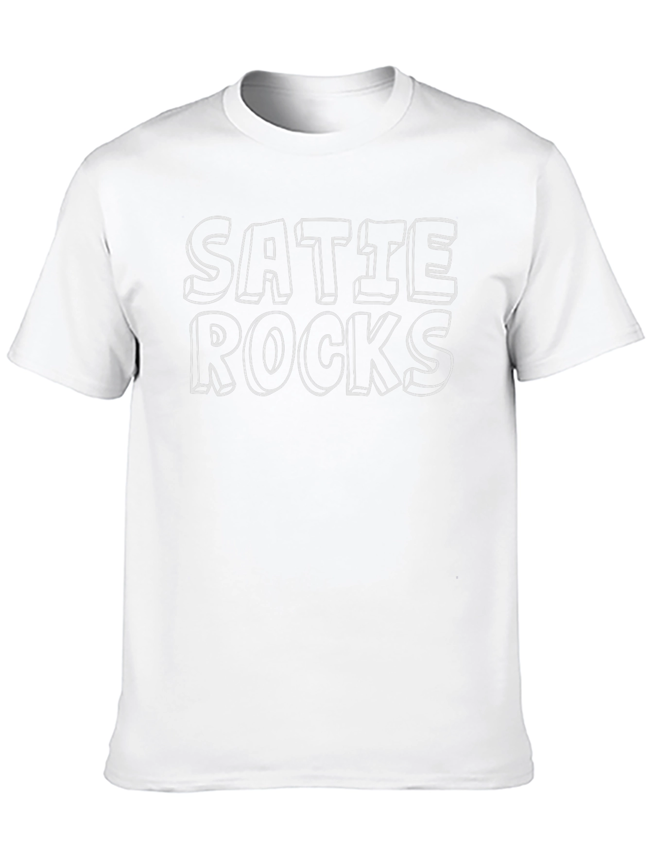 Satie Rocks T-Shirt - Classic Black Tee