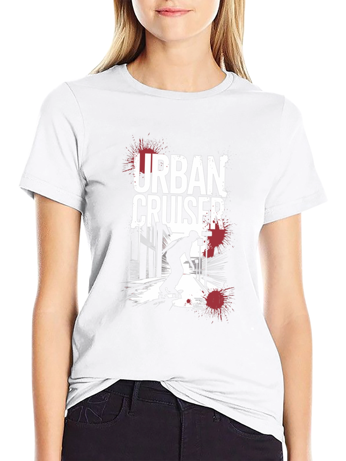 Urban Cruiser Graphic Tee - Black Skater T-Shirt