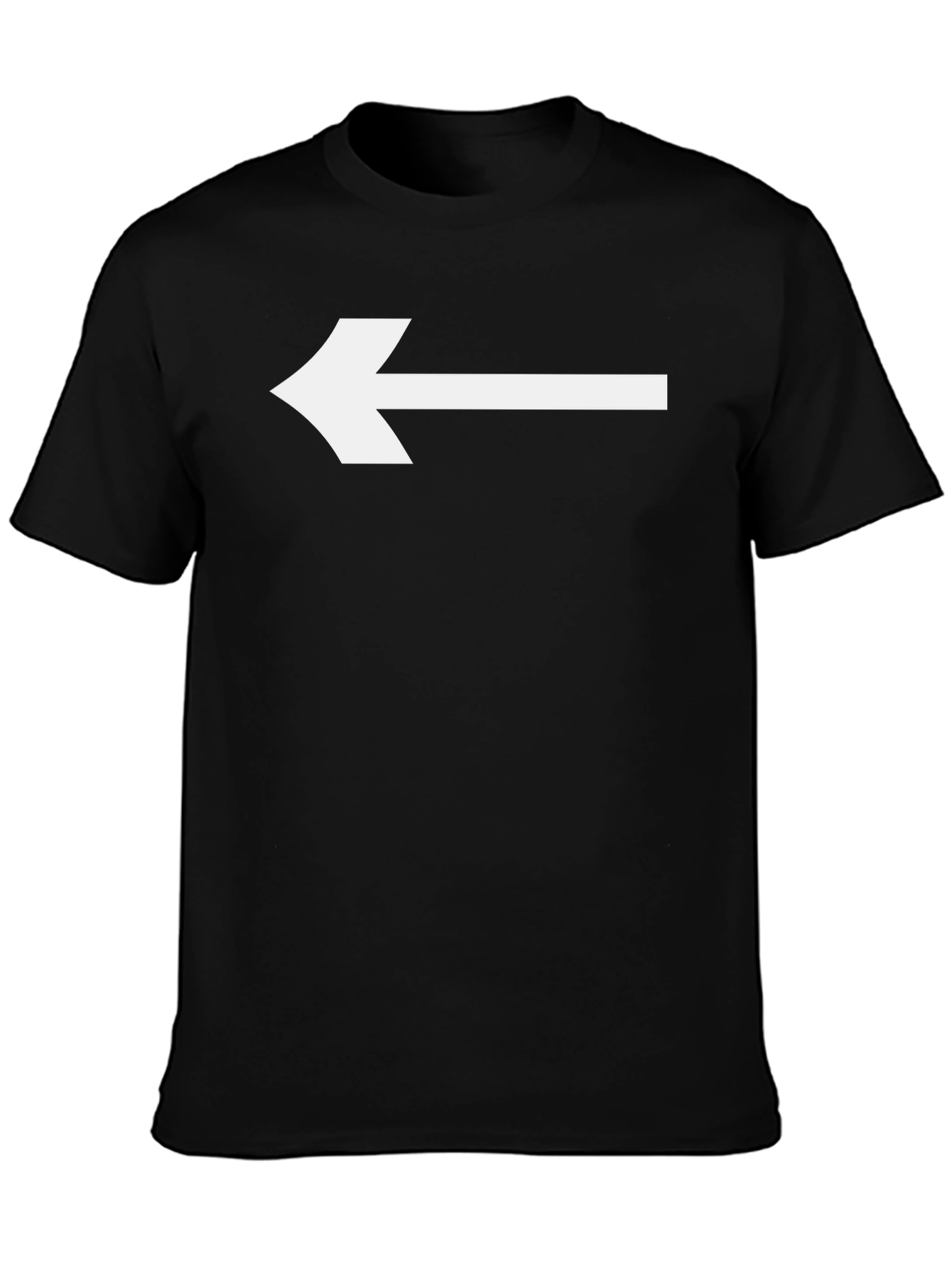 Left Arrow Graphic Tee - Point the Way!