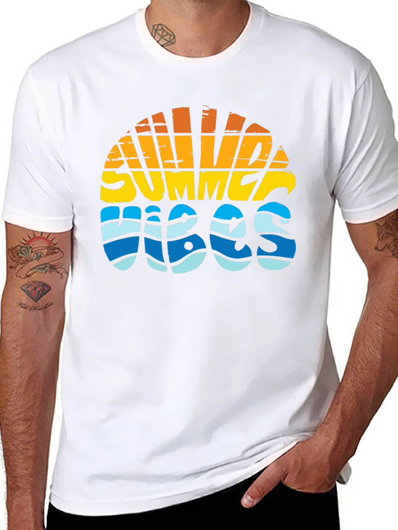 Summer Vibes Retro Graphic T-Shirt