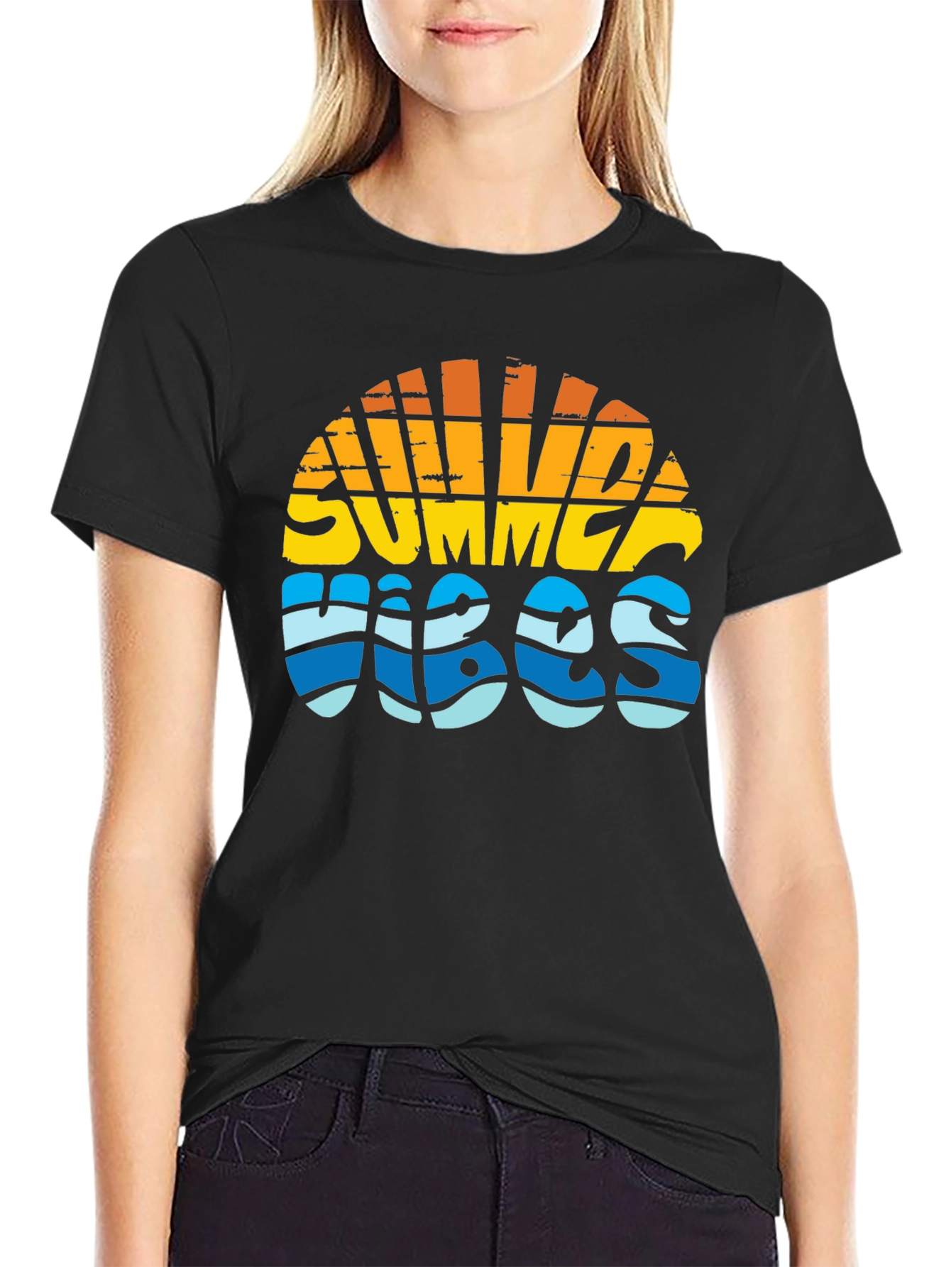 Summer Vibes Retro Graphic T-Shirt