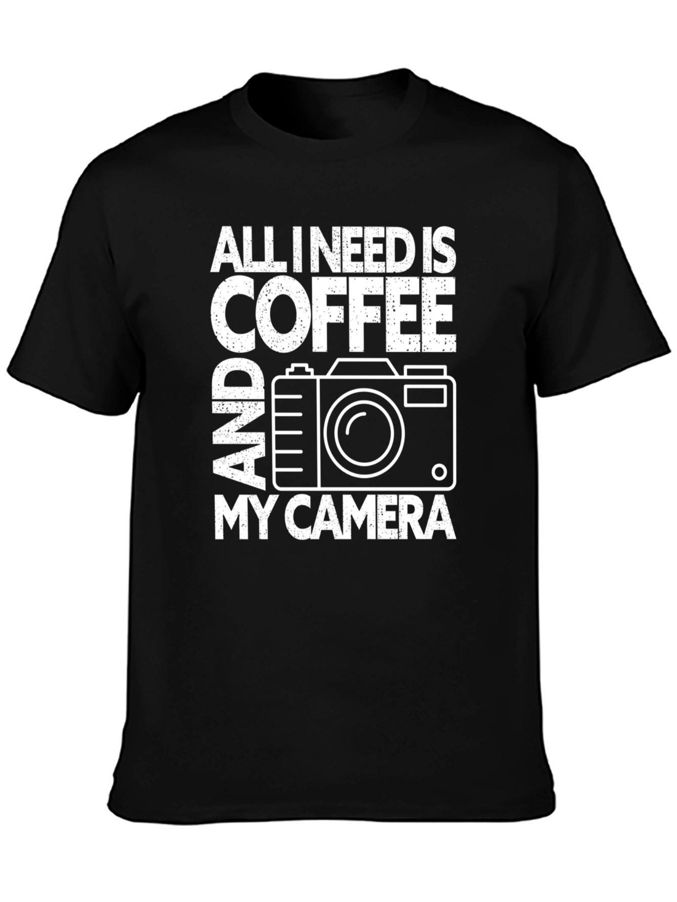 Coffee and Camera Graphic T-Shirt