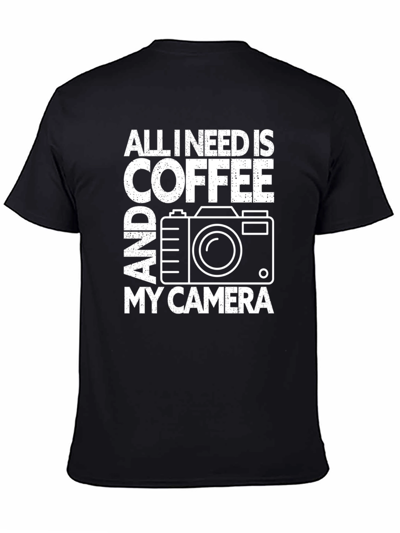 Coffee and Camera Graphic T-Shirt