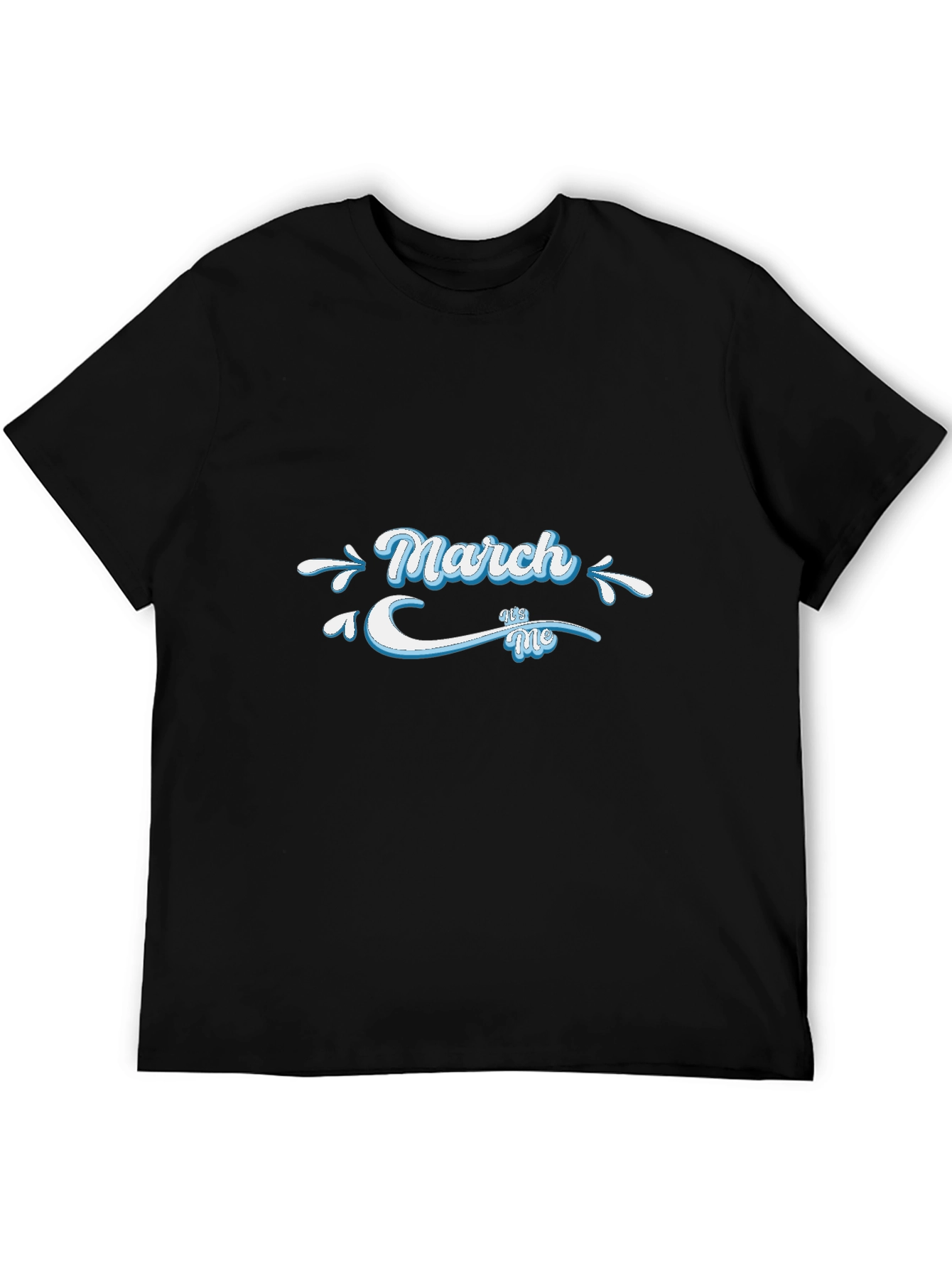 March With Me Graphic Tee - Black