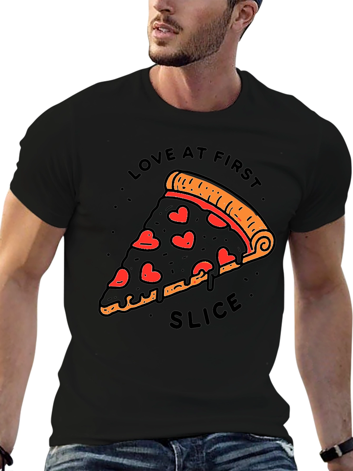 Love at First Slice Pizza T-Shirt