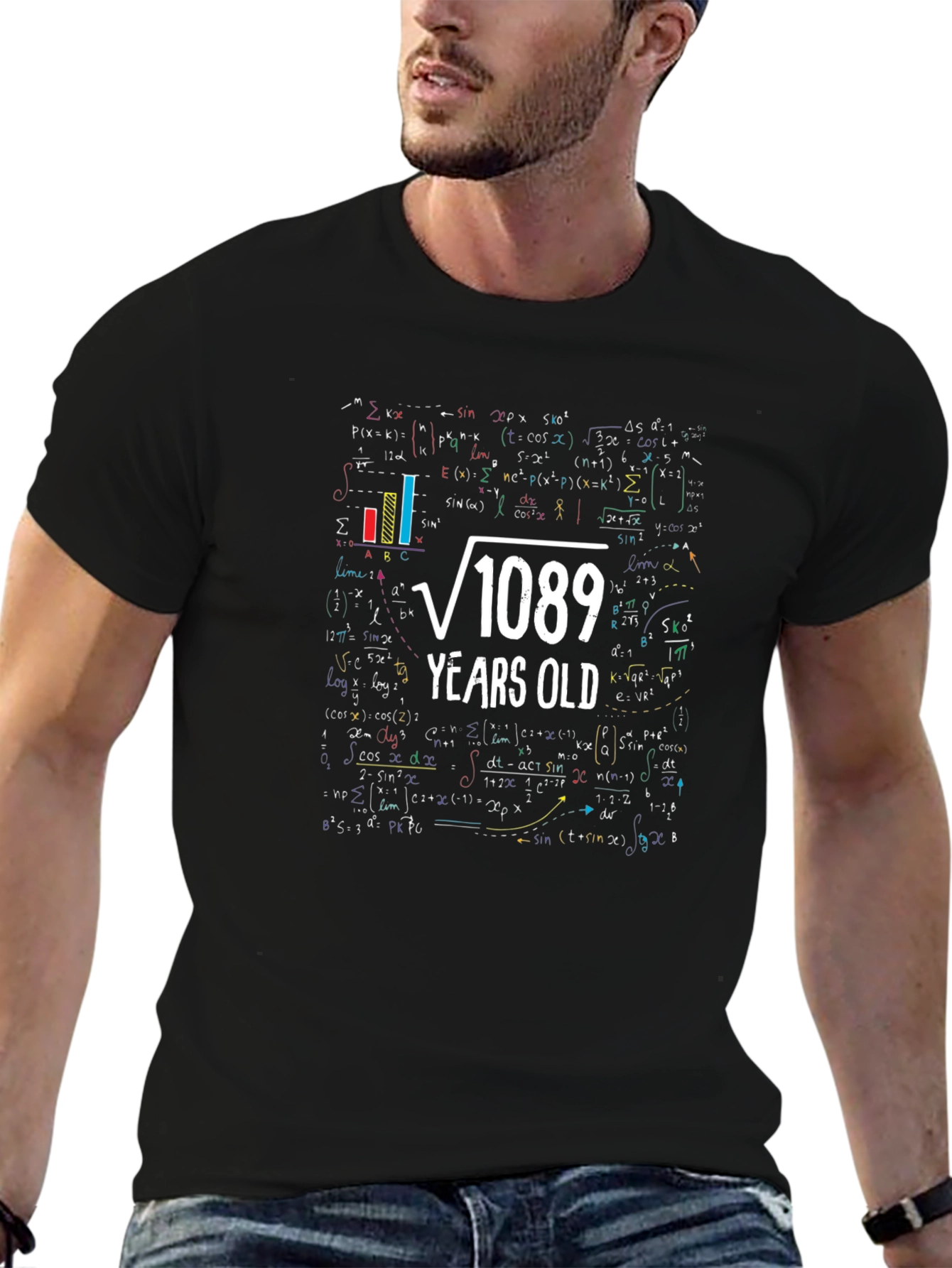 Math Formula 33rd Birthday T-Shirt