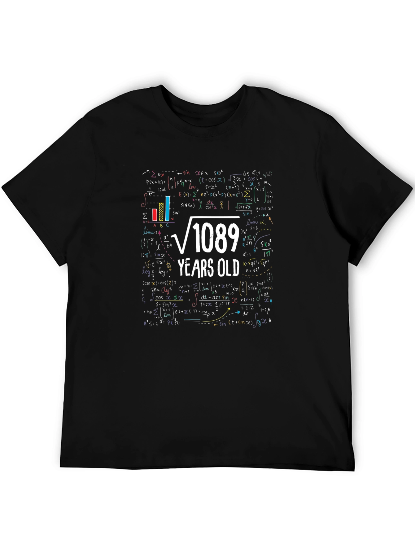 Math Formula 33rd Birthday T-Shirt