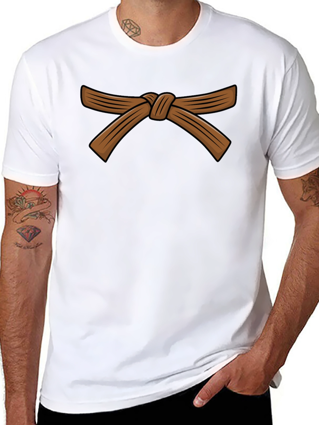 Karate Brown Belt T-Shirt Martial Arts Gi