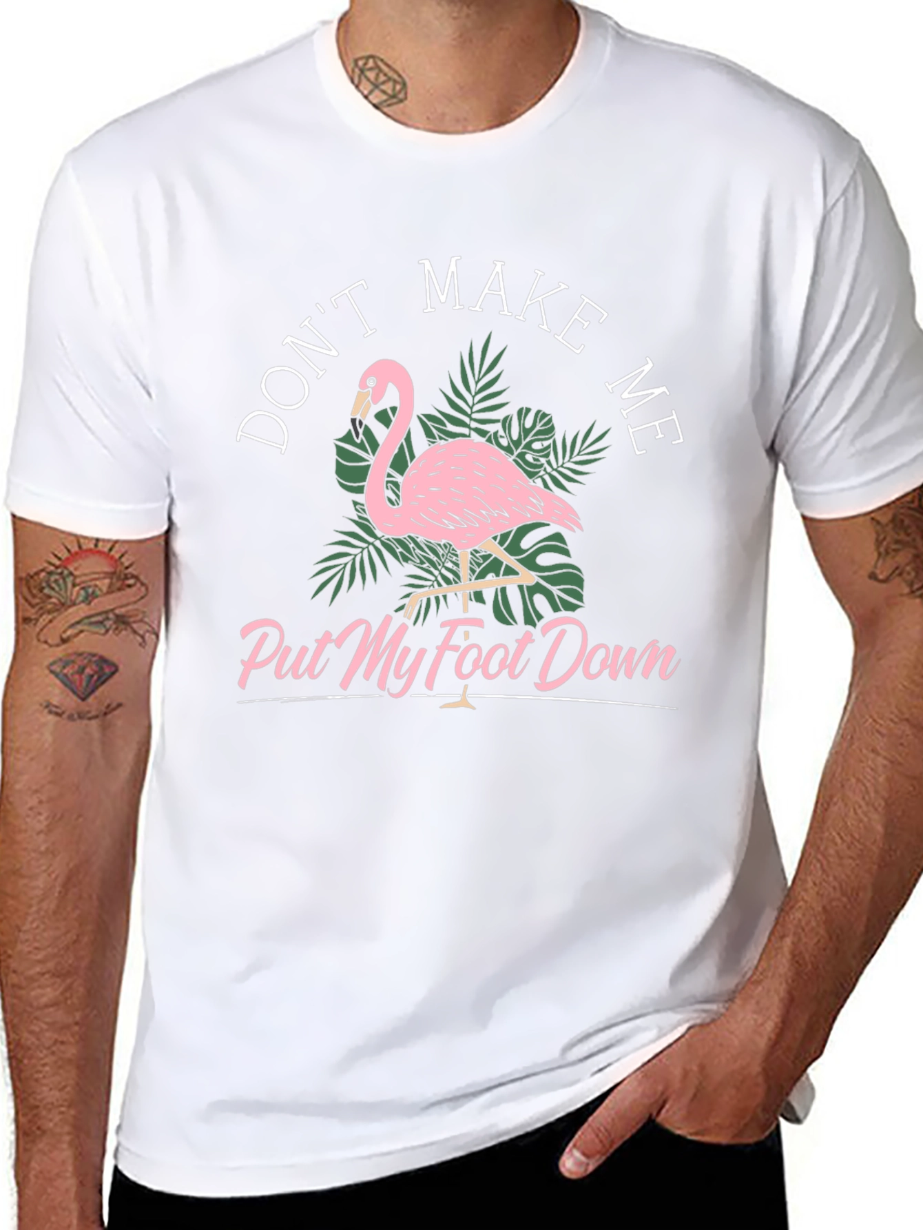 Funny Flamingo T-Shirt - Dont Make Me