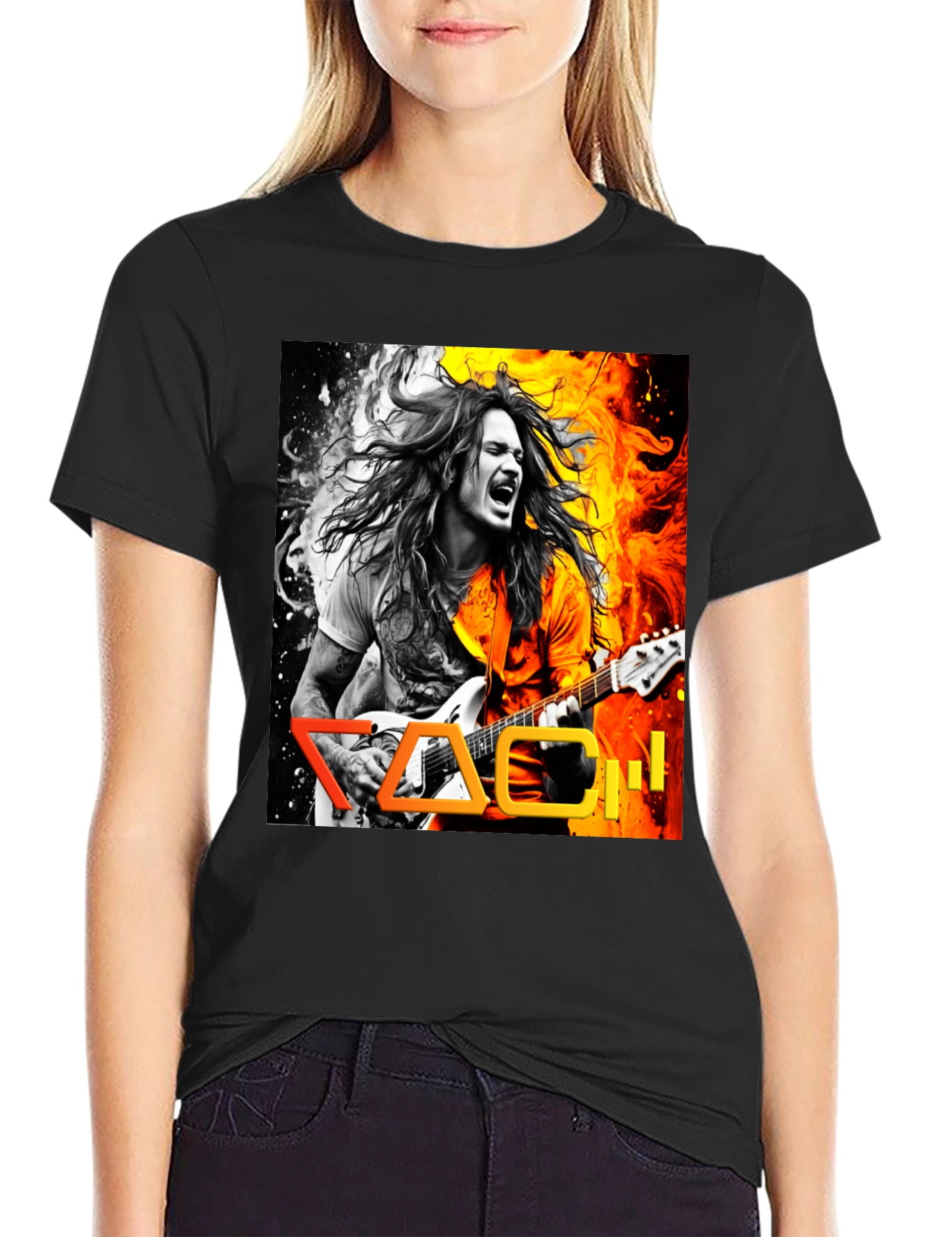 Rockstar Graphic Tee - Black