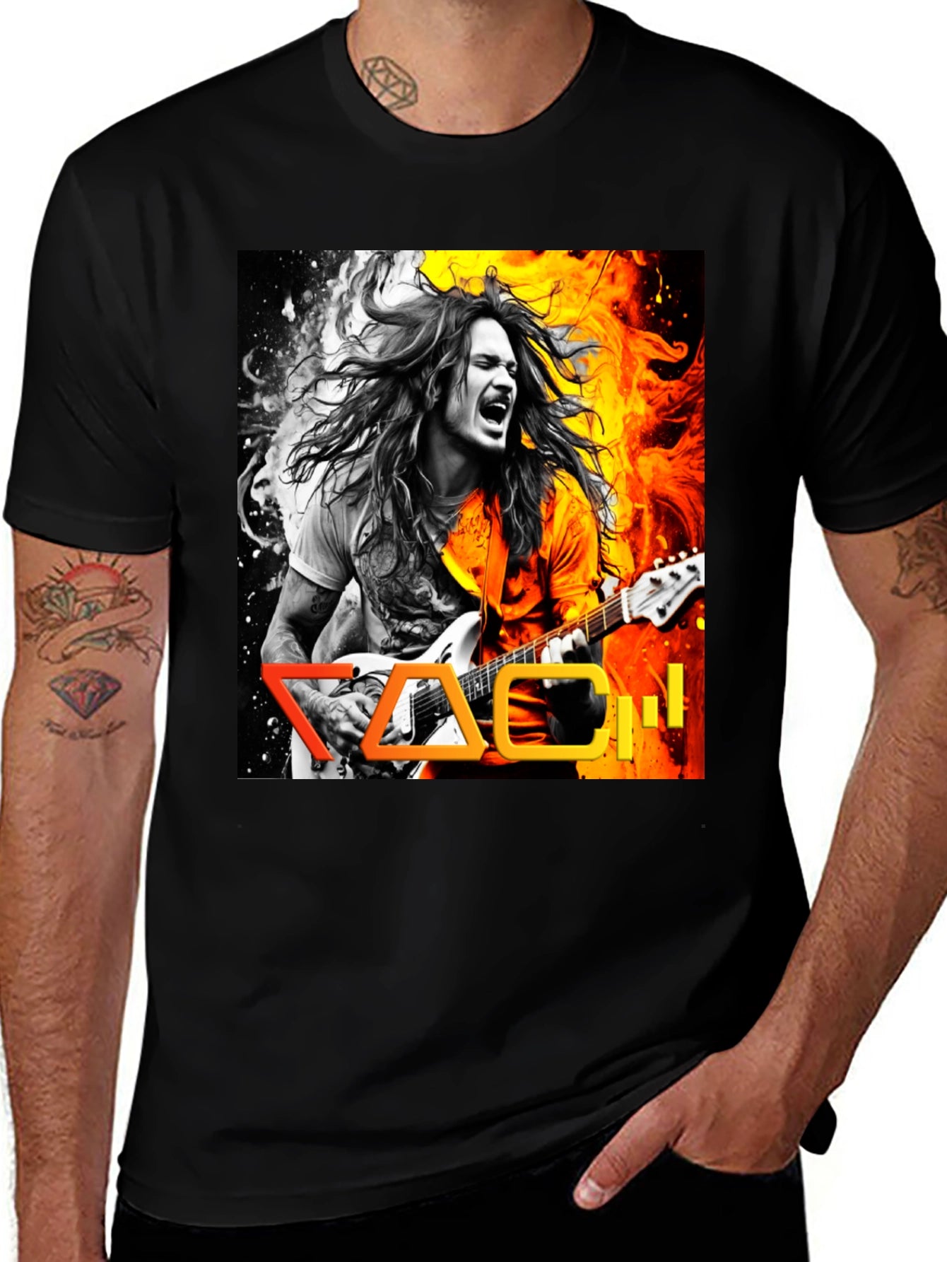 Rockstar Graphic Tee - Black