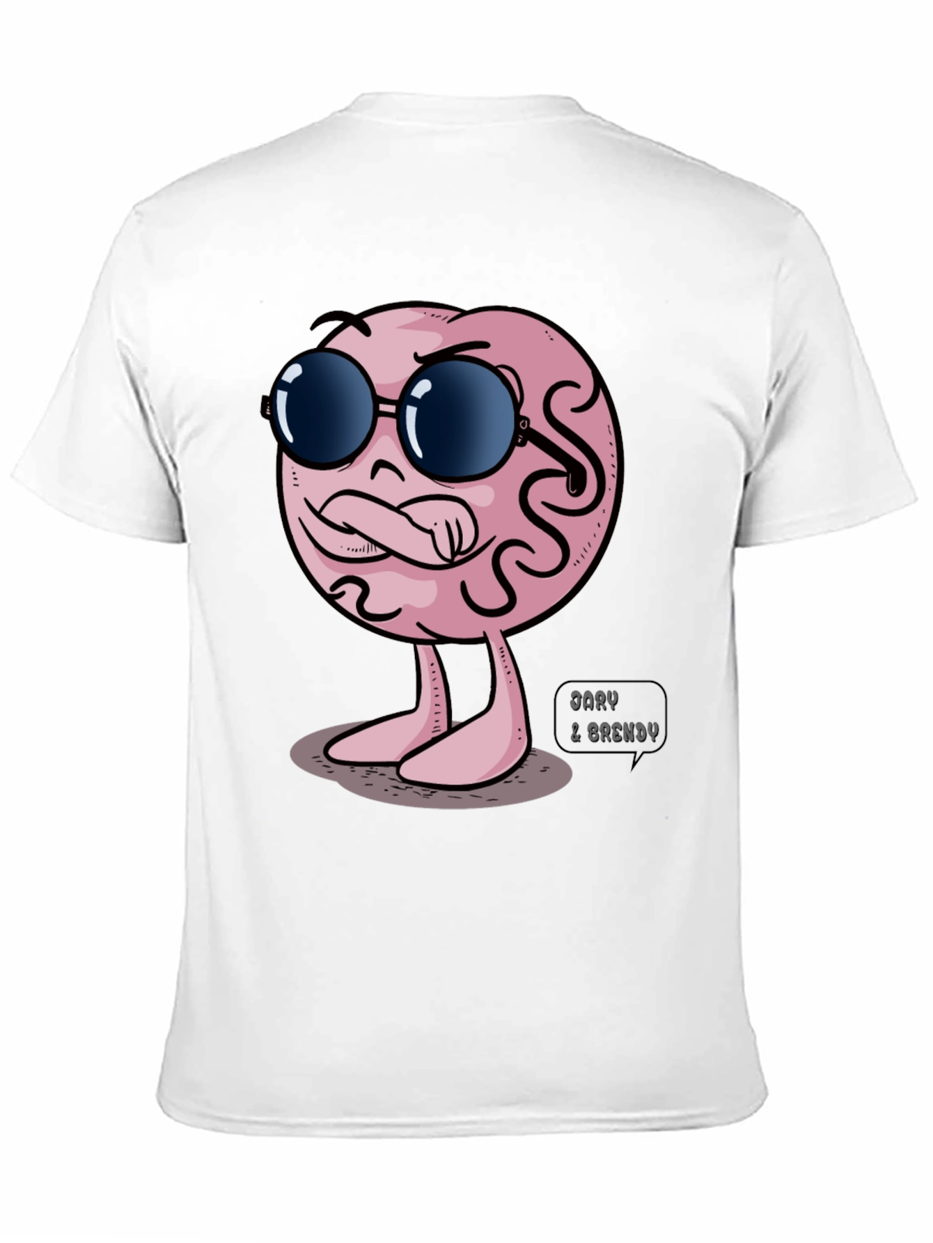 Cool Brain Graphic T-Shirt - Unique Design