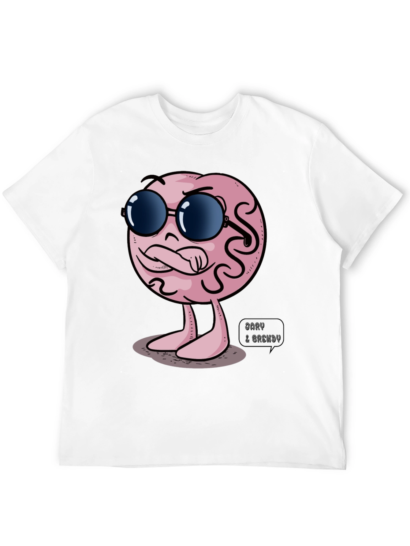 Cool Brain Graphic T-Shirt - Unique Design