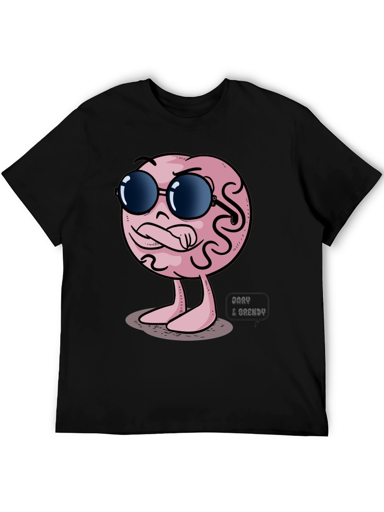 Cool Brain Graphic T-Shirt - Unique Design