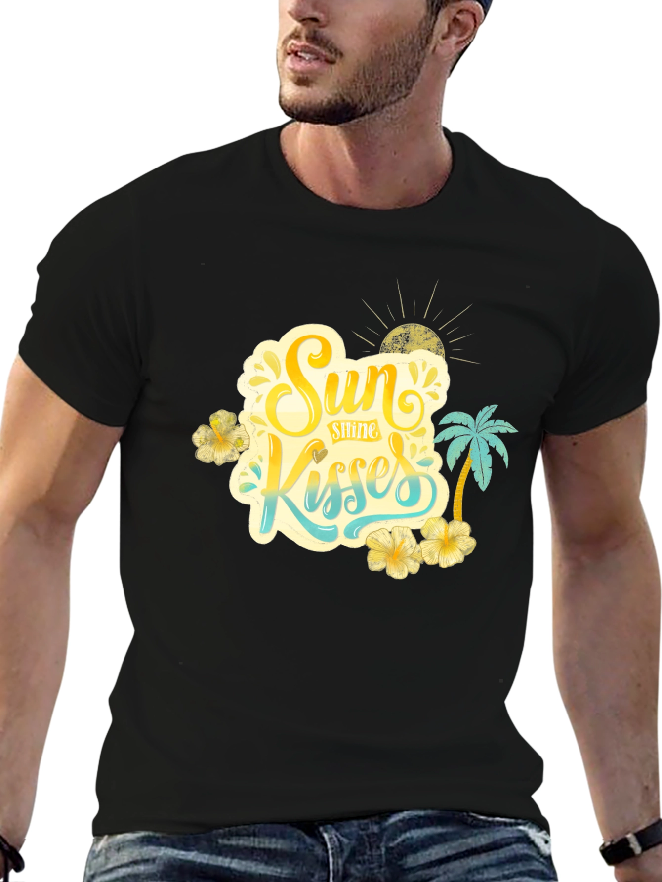 Sun Kisses Graphic T-Shirt Summer Style