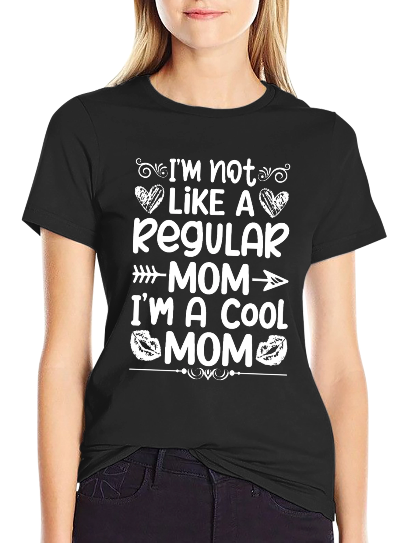 Cool Mom T-Shirt - Black Novelty Tee