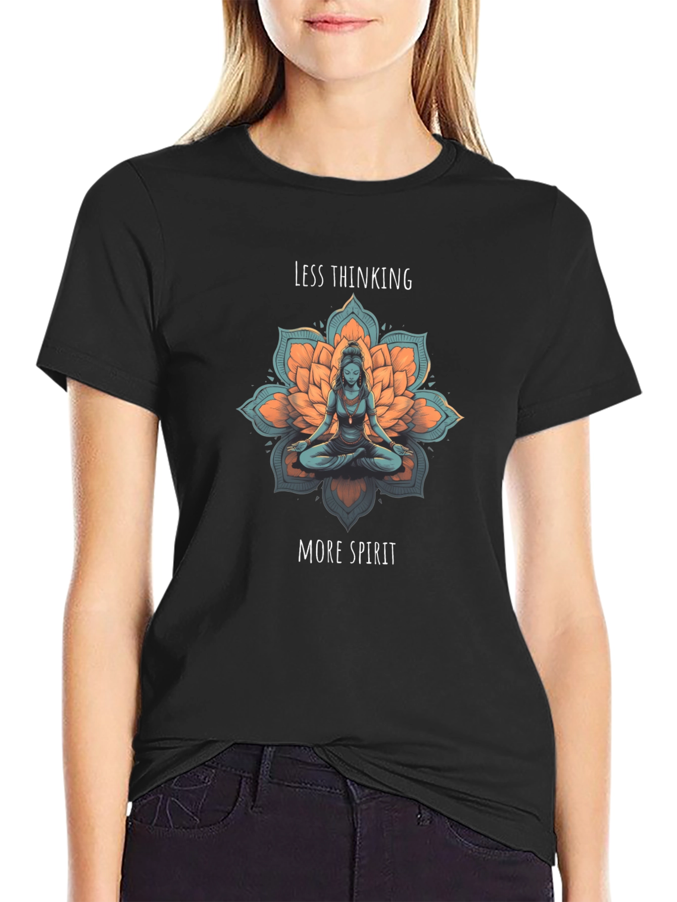 Less Thinking More Spirit Graphic Tee