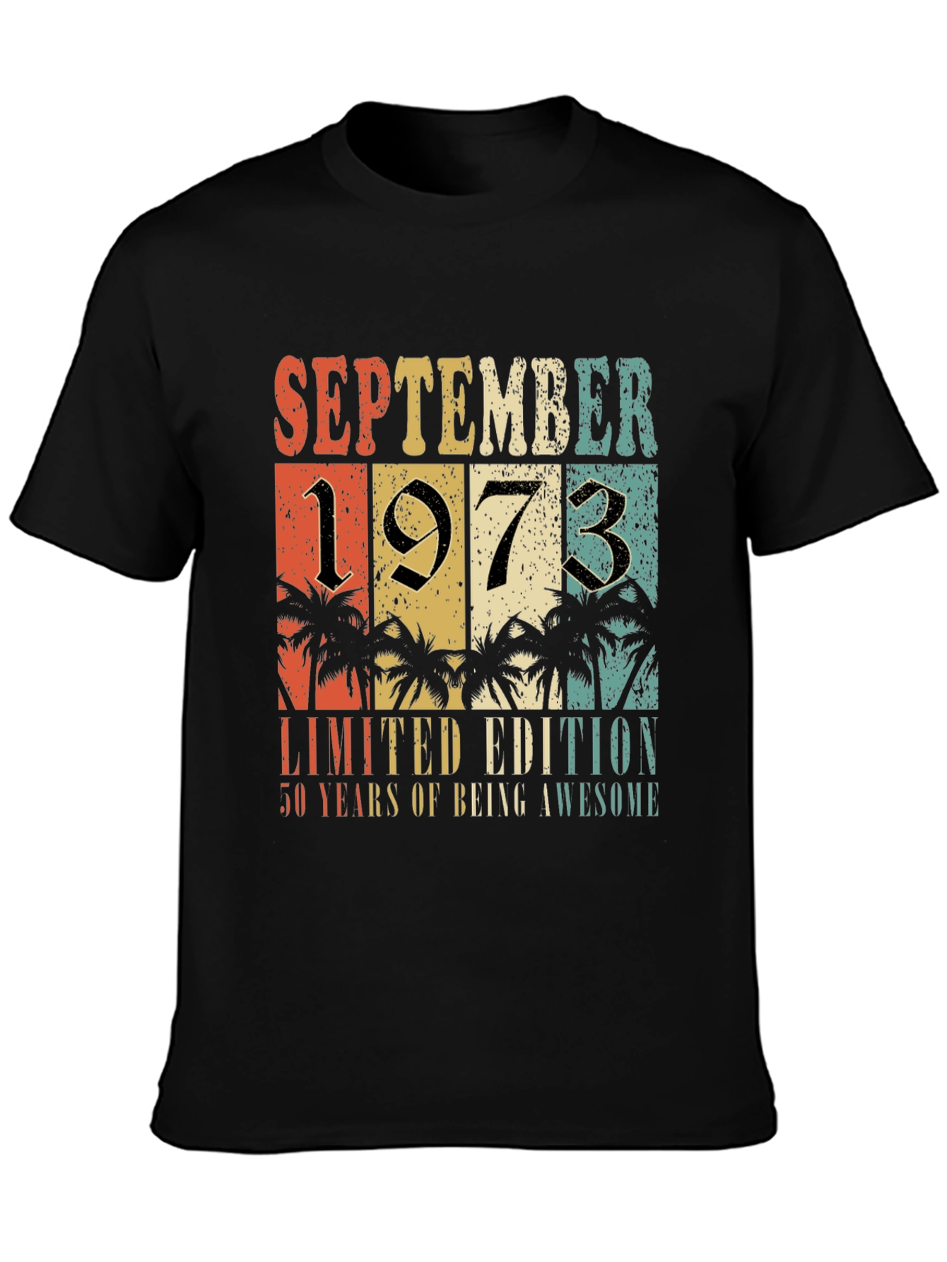 September 1973 Limited Edition 50th Birthday T-Shirt