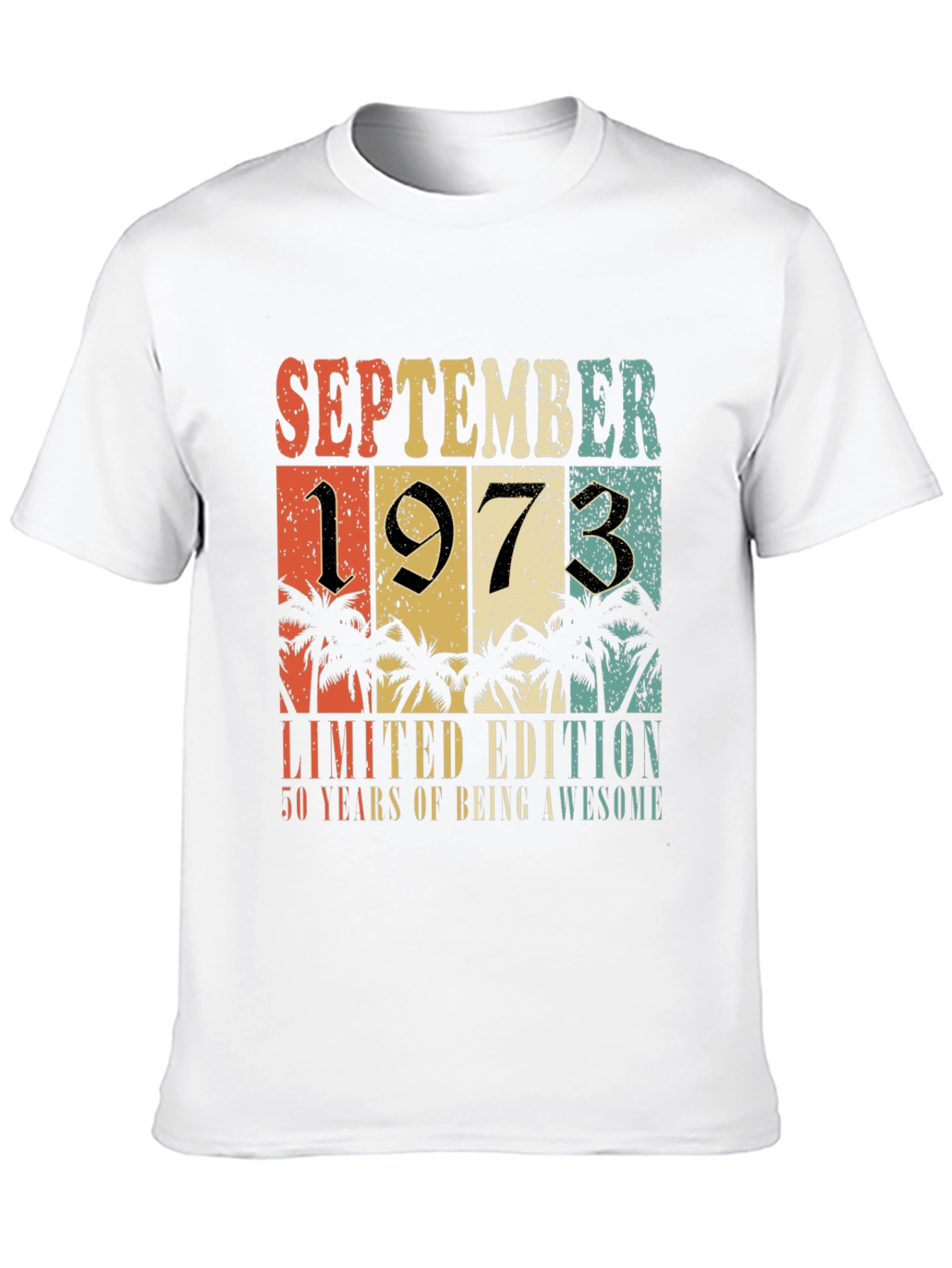 September 1973 Limited Edition 50th Birthday T-Shirt