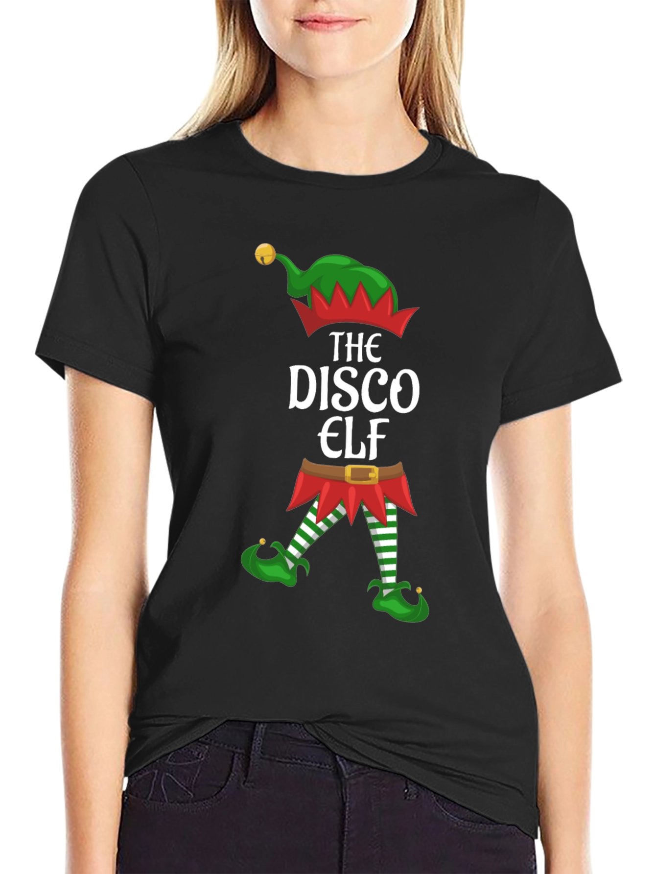 Disco Elf Christmas T-Shirt