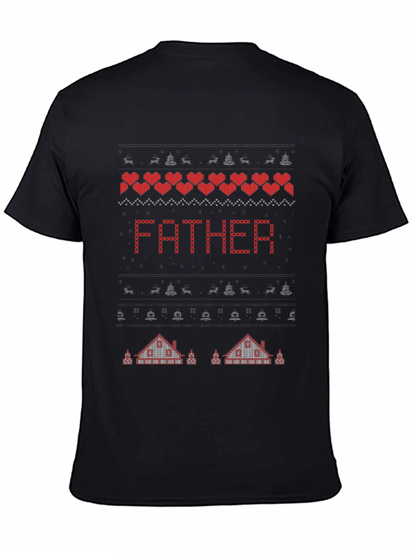 Fathers Day Sweater Pattern T-Shirt