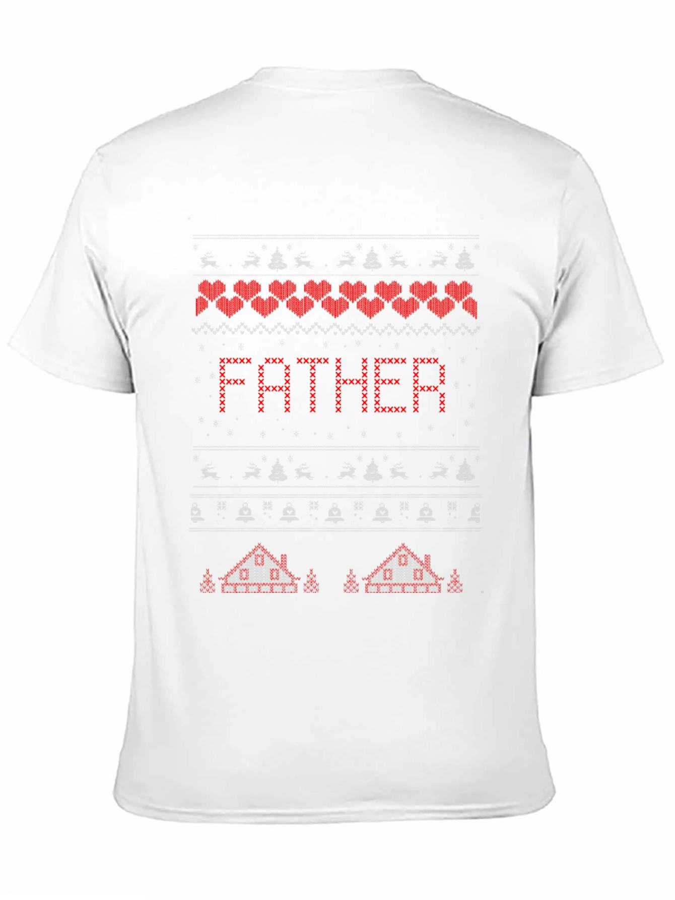 Fathers Day Sweater Pattern T-Shirt
