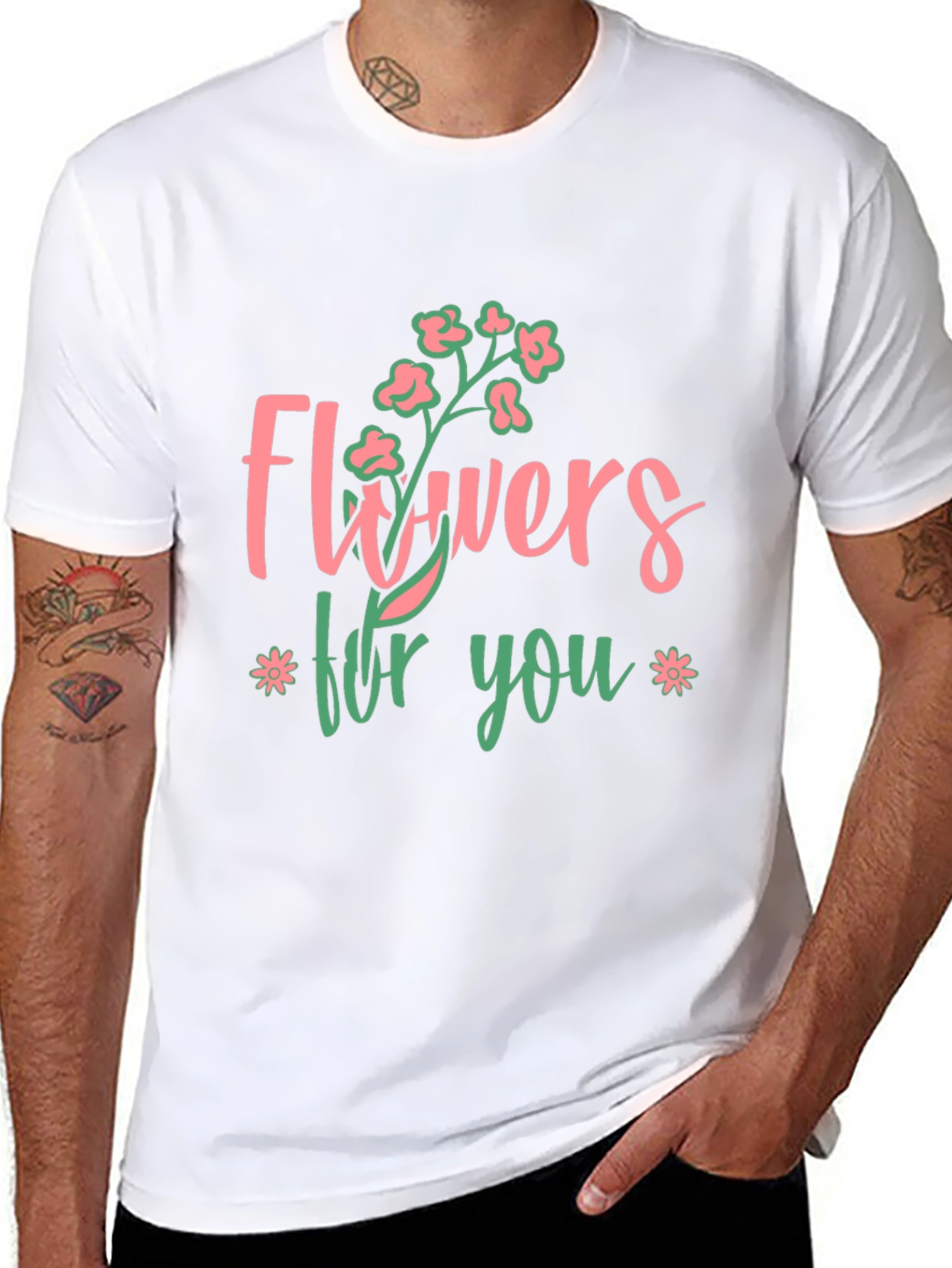 Floral Flowers for You Graphic Tee